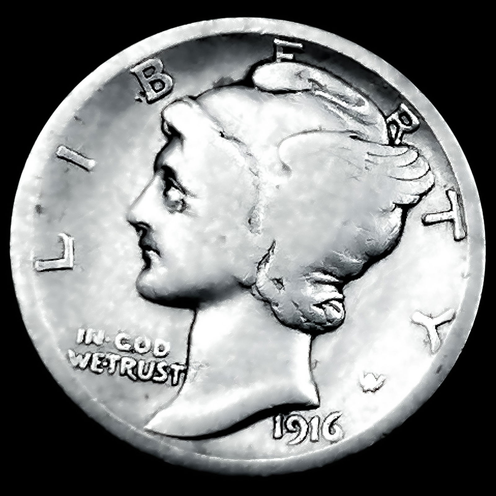 1916-D Mercury Dime (1 of 2)
