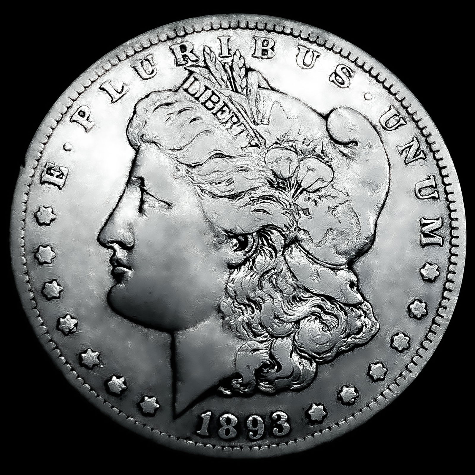 1893-CC Morgan Silver Dollar (1 of 2)