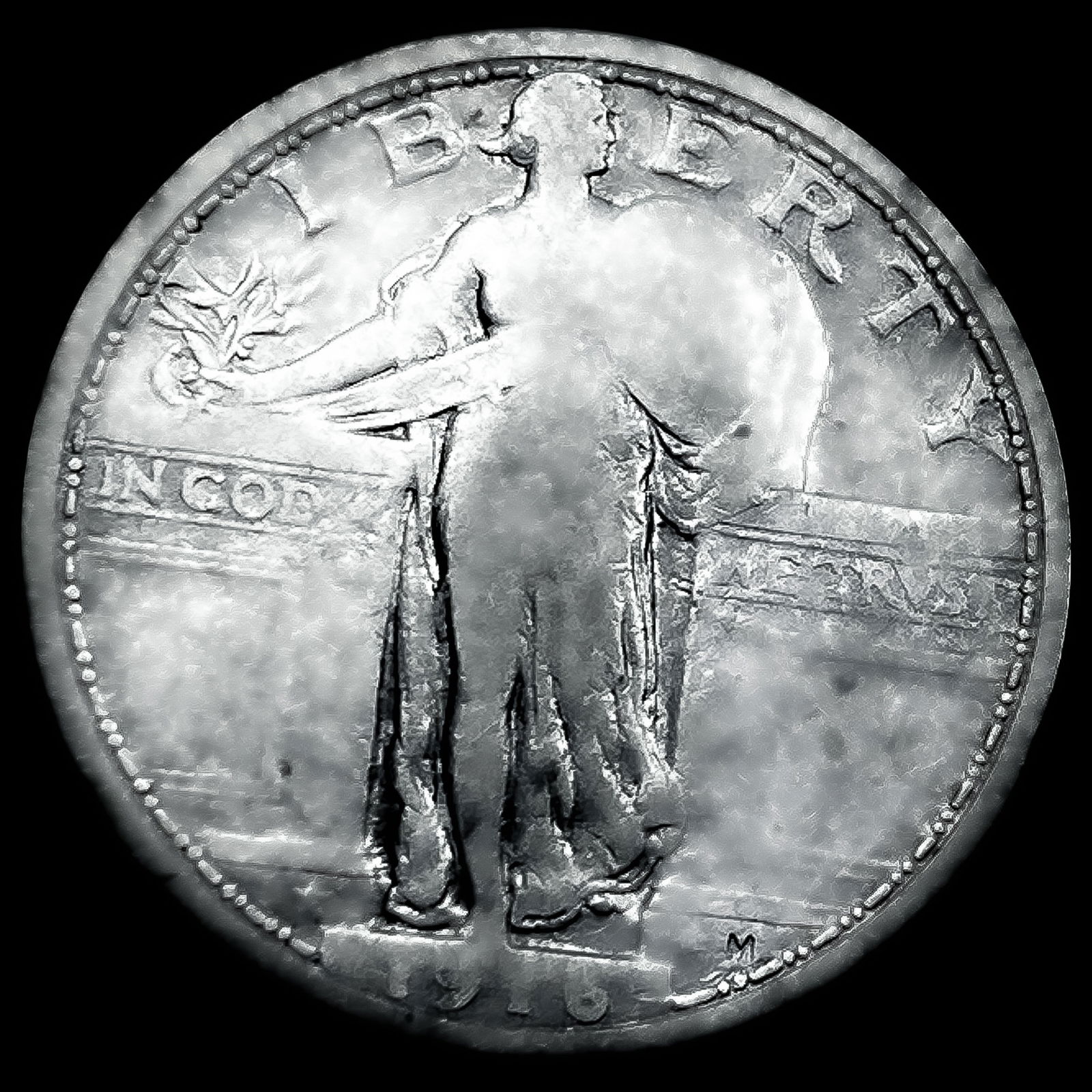 1916 Standing Liberty Quarter (1 of 2)