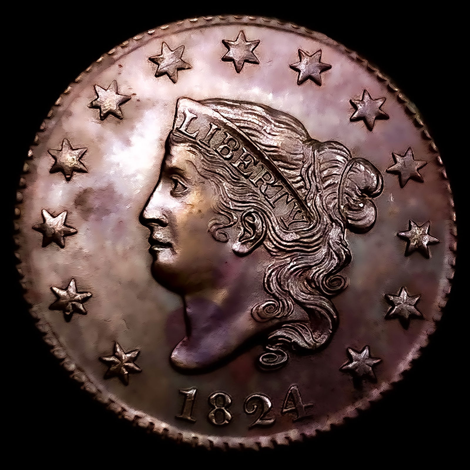 1924 Coronet Head Large Cent (1 of 2)