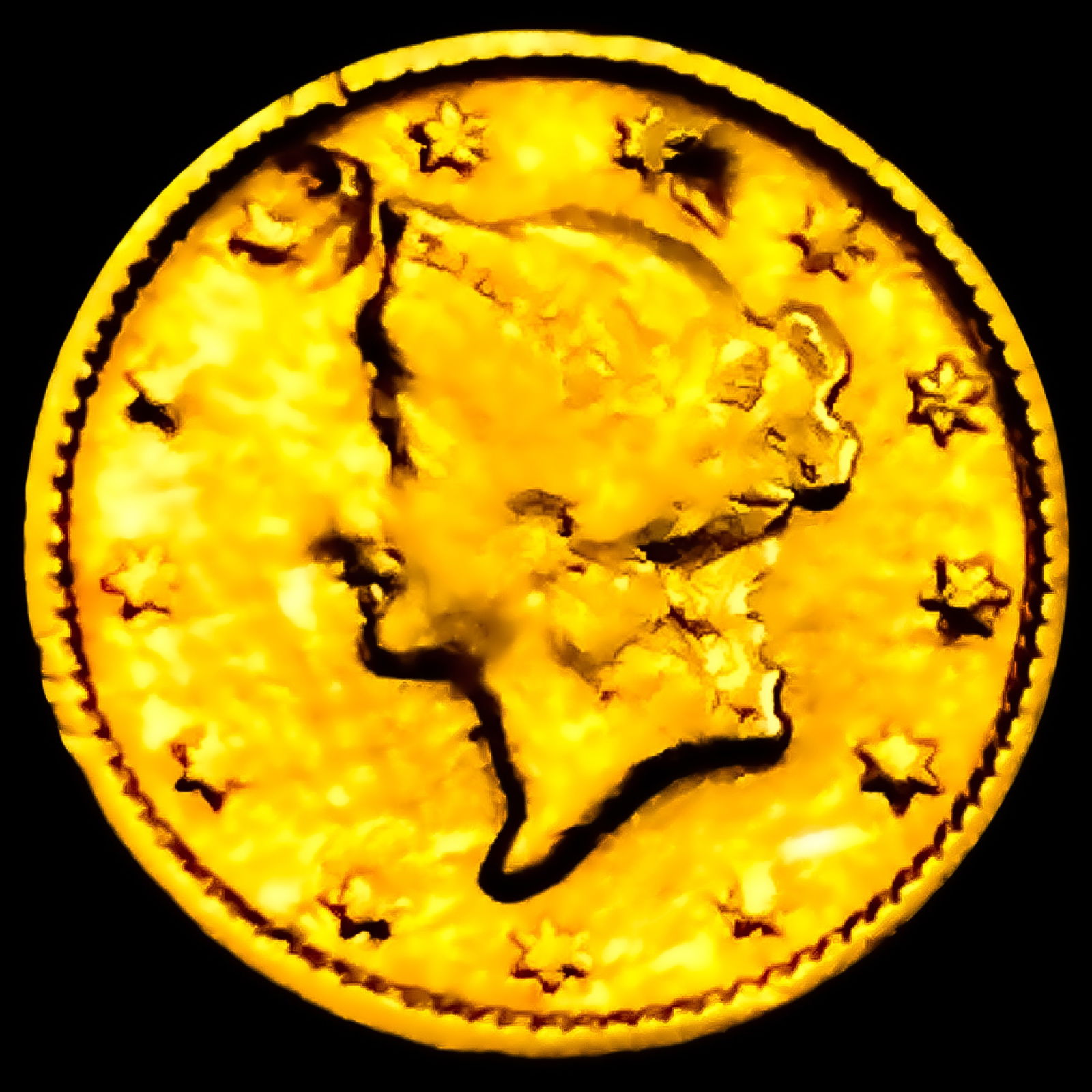 1852-D Rare Gold Dollar (1 of 2)