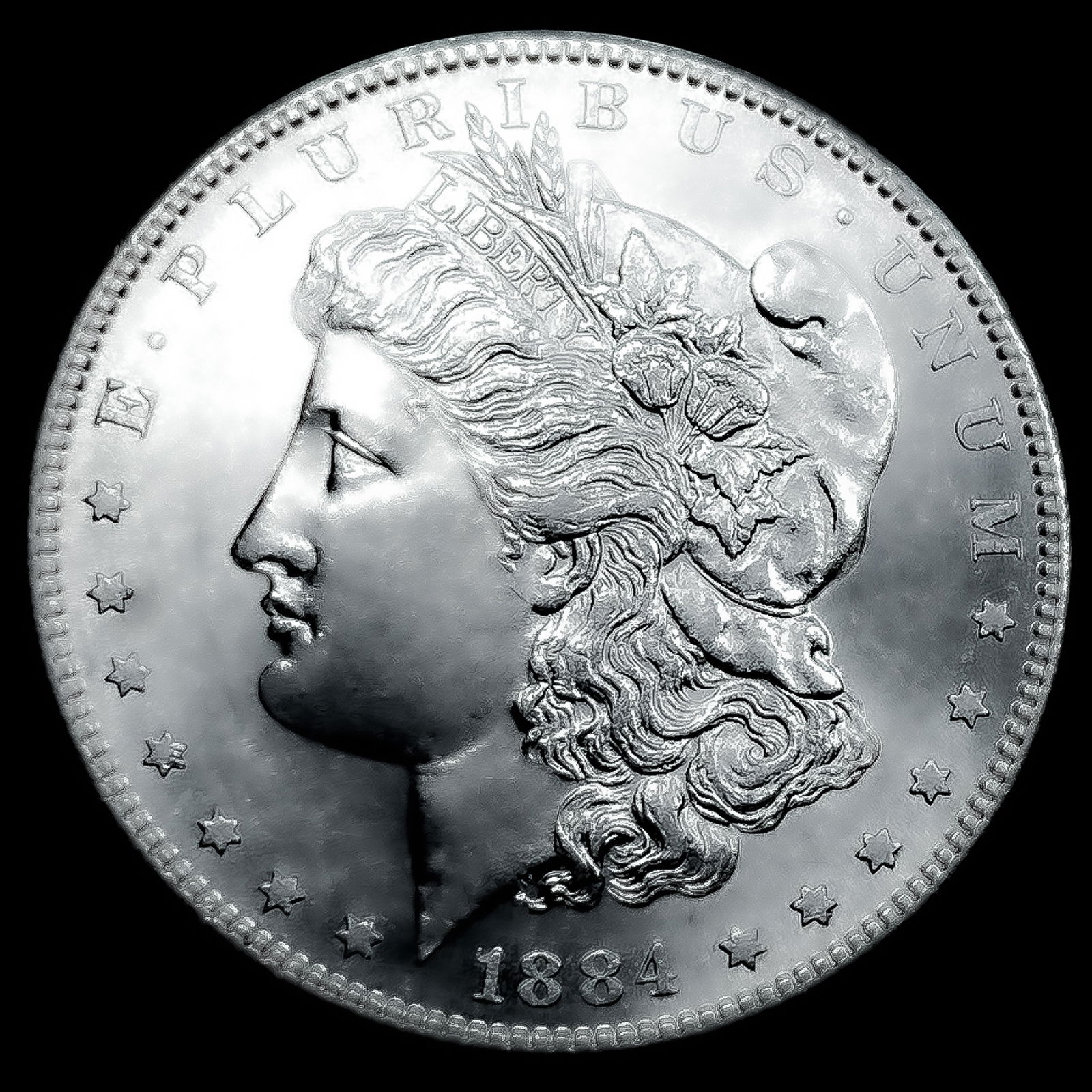 1884-S Morgan Silver Dollar (1 of 2)