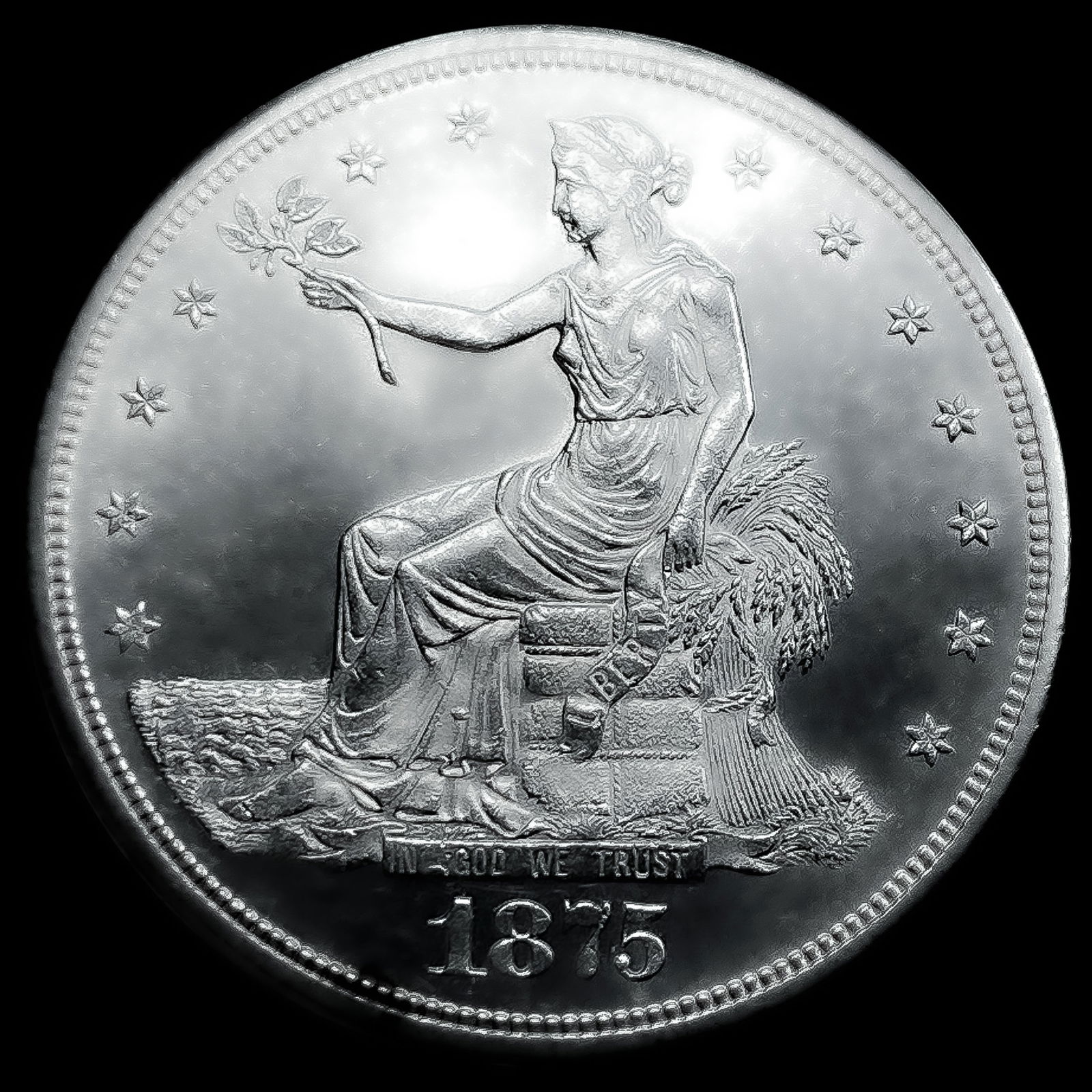 1875-S Silver Trade Dollar (1 of 2)