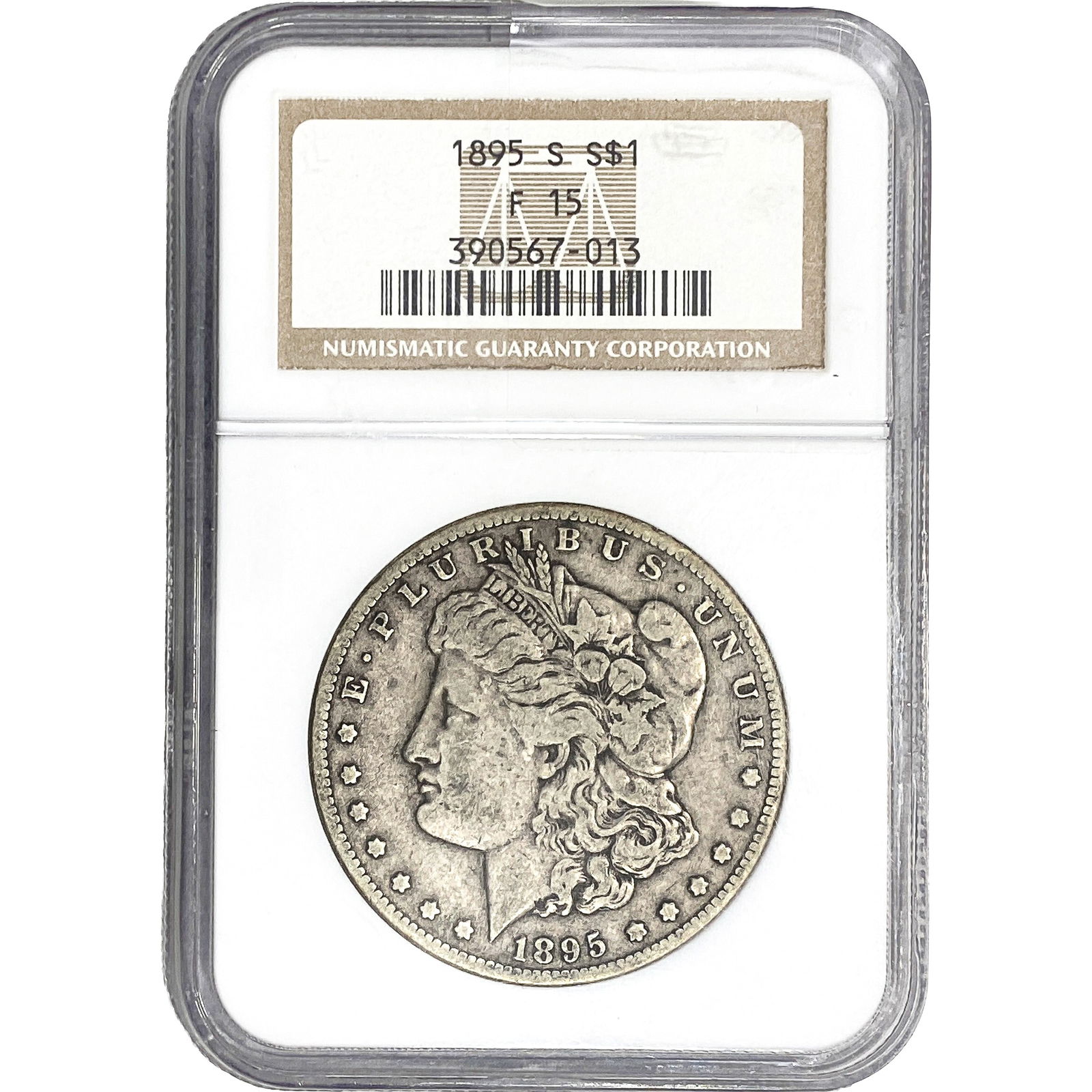 1895-S Morgan Silver Dollar NGC F15 (1 of 2)