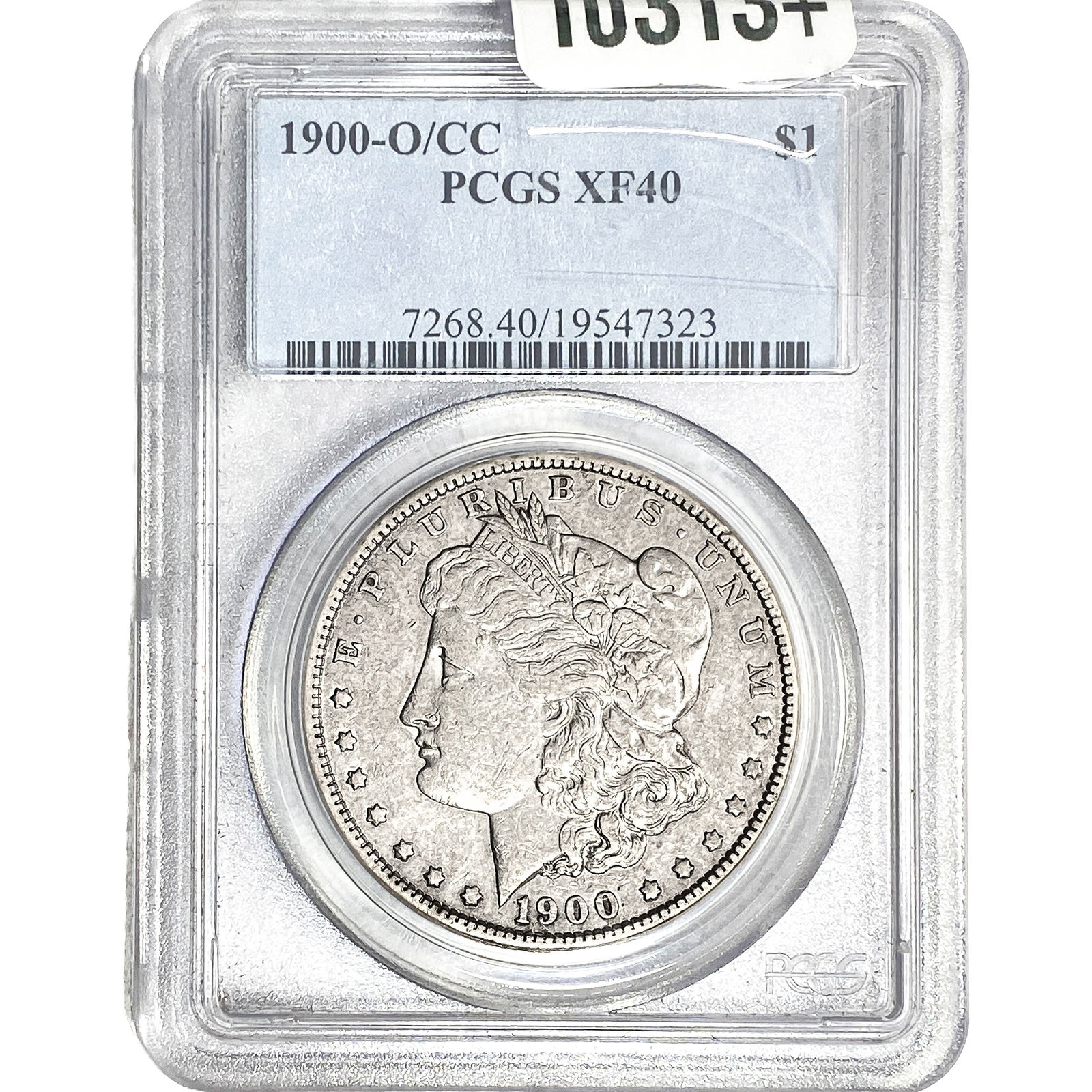 1900-O/CC Morgan Silver Dollar PCGS XF40: 1900-O/CC Morgan Silver Dollar PCGS XF40