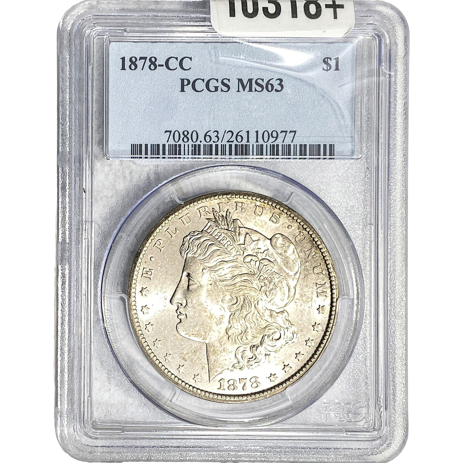 1878-CC Morgan Silver Dollar PCGS MS63 (1 of 2)