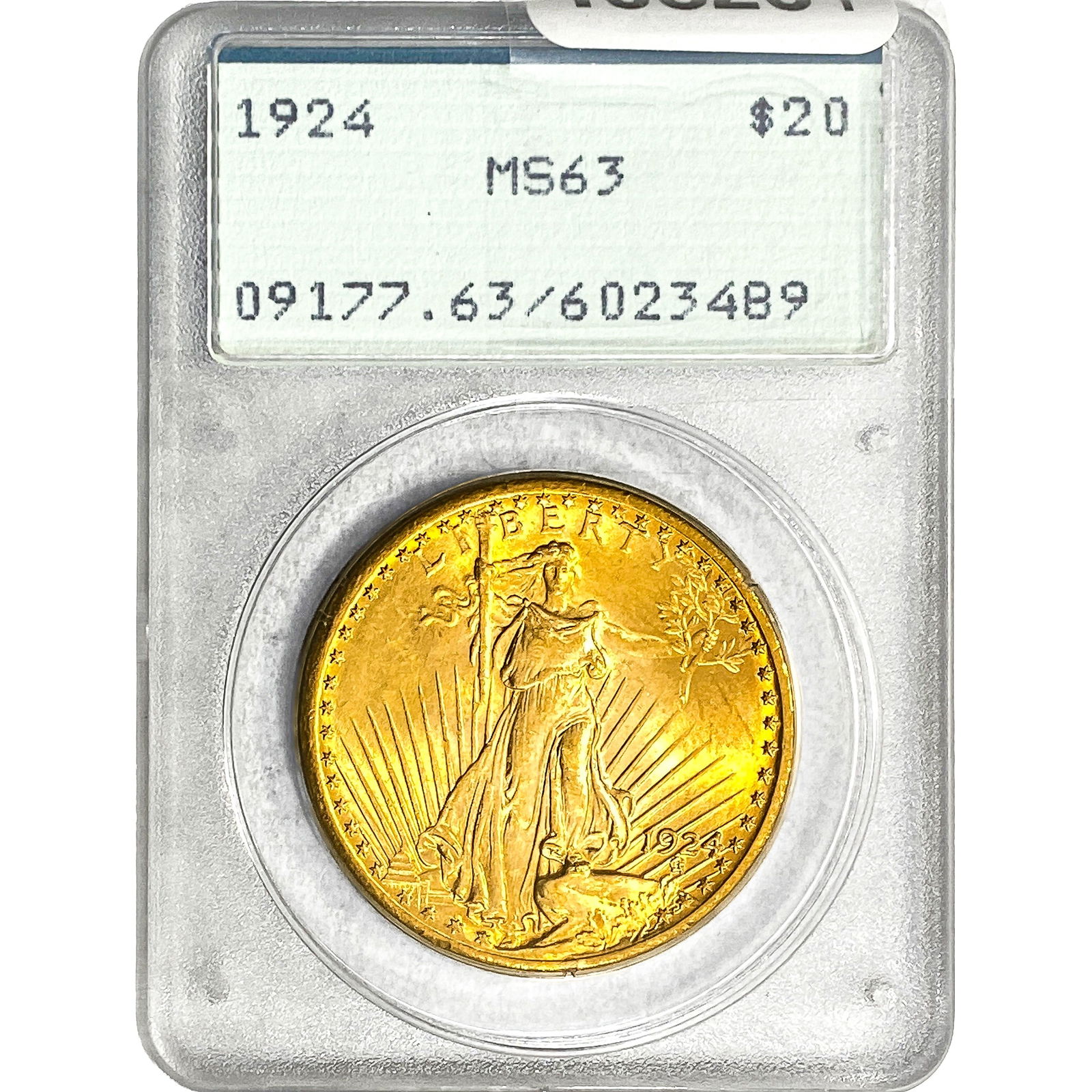 1924 $20 Gold Double Eagle PCGS MS63 (1 of 2)