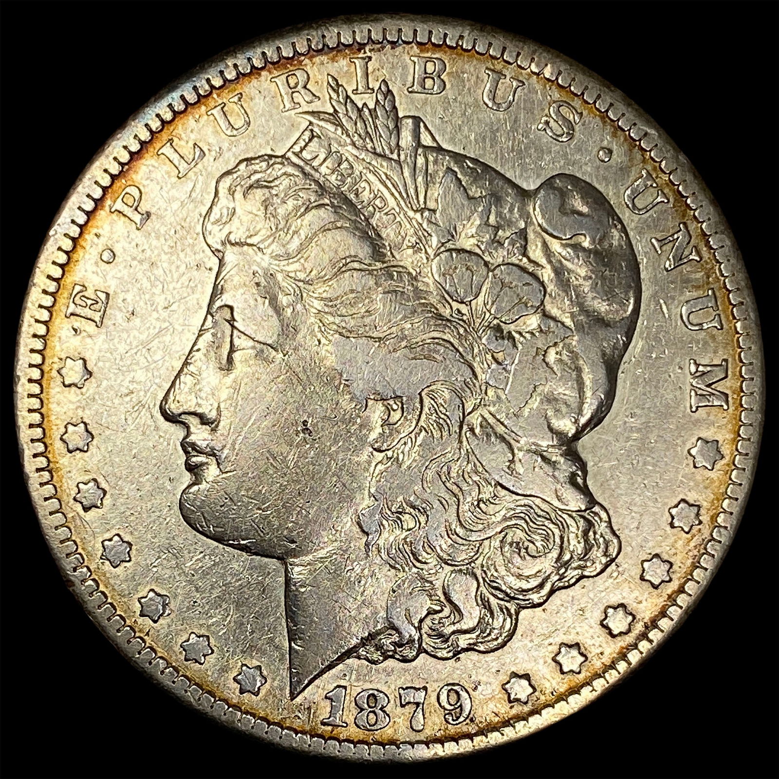 1879-CC Silver Morgan Dollar NEARLY UNCIRCULATED: 1879-CC Silver Morgan Dollar NEARLY UNCIRCULATED