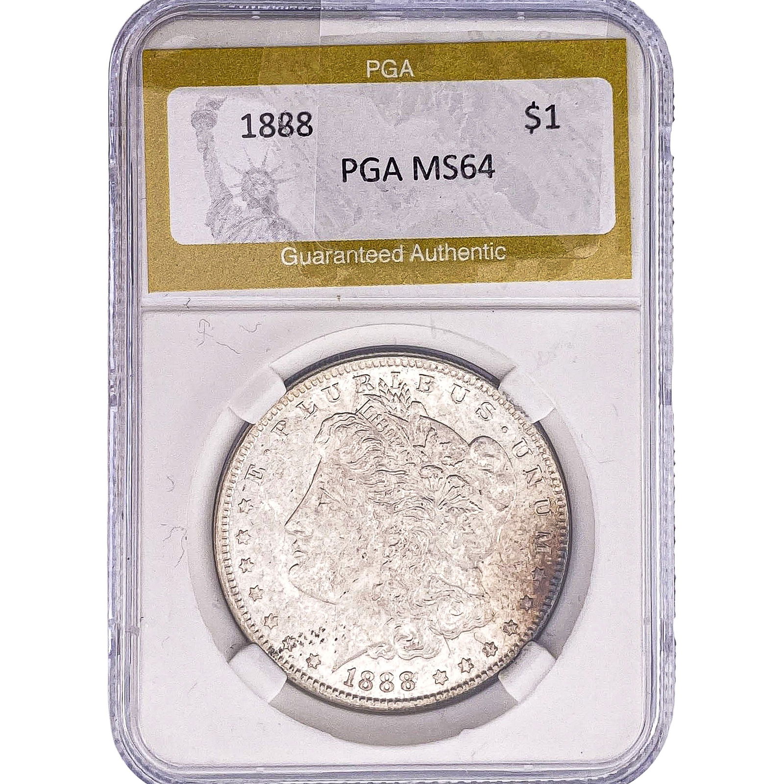 1888 Morgan Silver Dollar PGA MS64: 1888 Morgan Silver Dollar PGA MS64