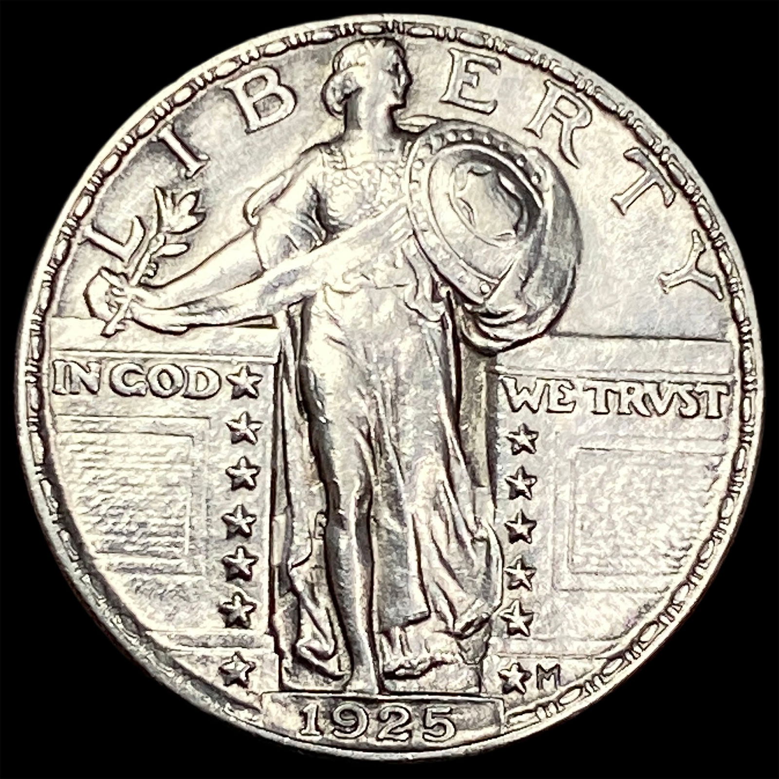 1925 Standing Liberty Silver Quarter UNCIRCULATED: 1925 Standing Liberty Silver Quarter UNCIRCULATED