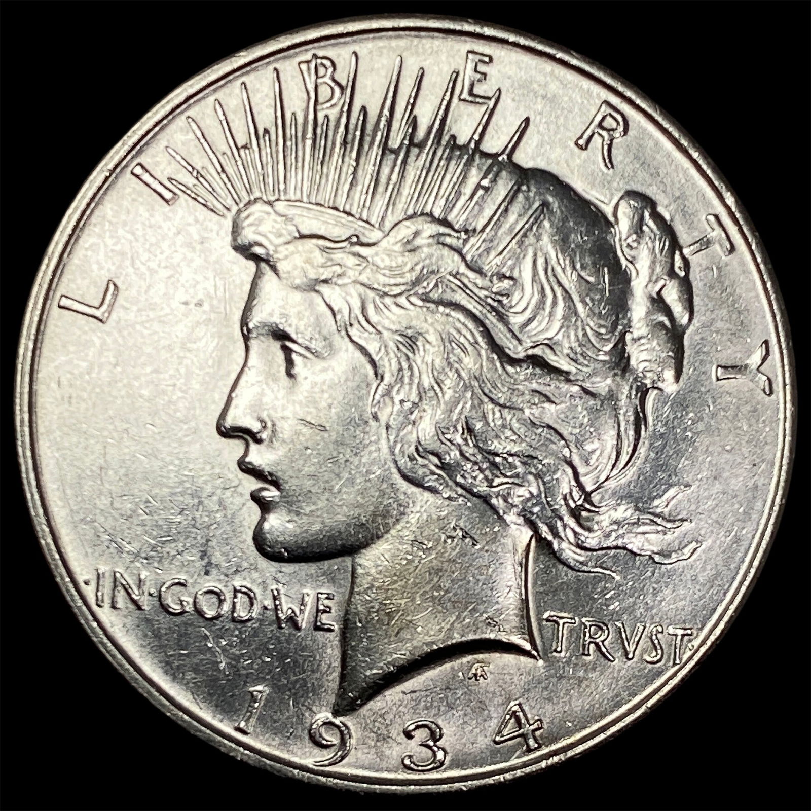 1934-S Silver Peace Dollar UNCIRCULATED (1 of 2)