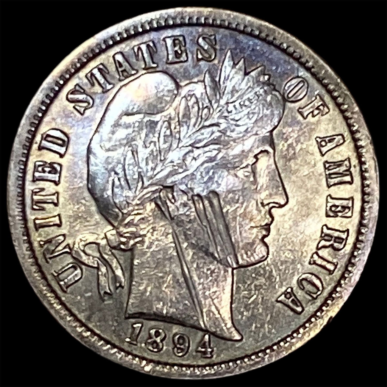 1894-O Silver Barber Dime HIGH GRADE (1 of 2)