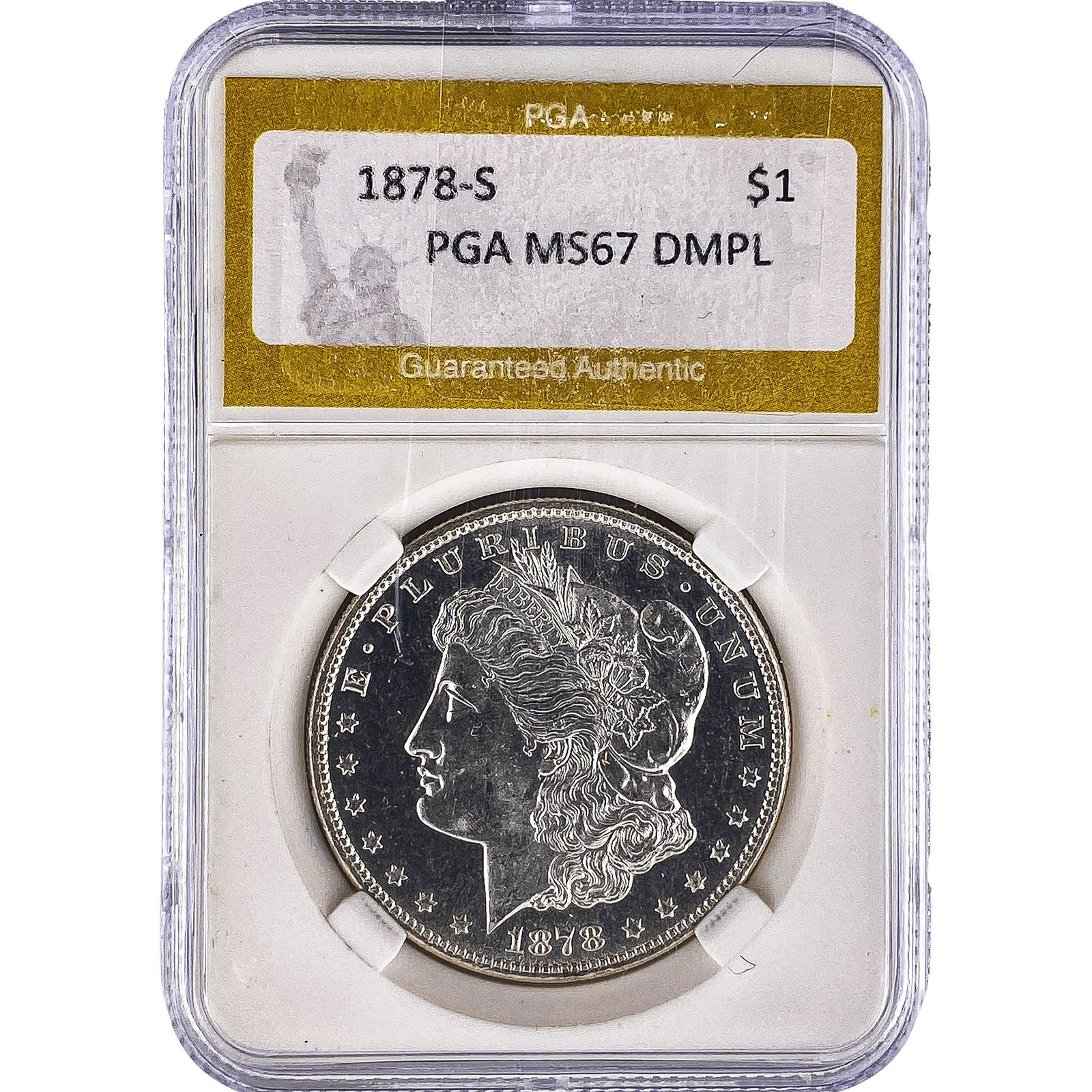 1878-S Morgan Silver Dollar PGA MS67 DMPL (1 of 2)