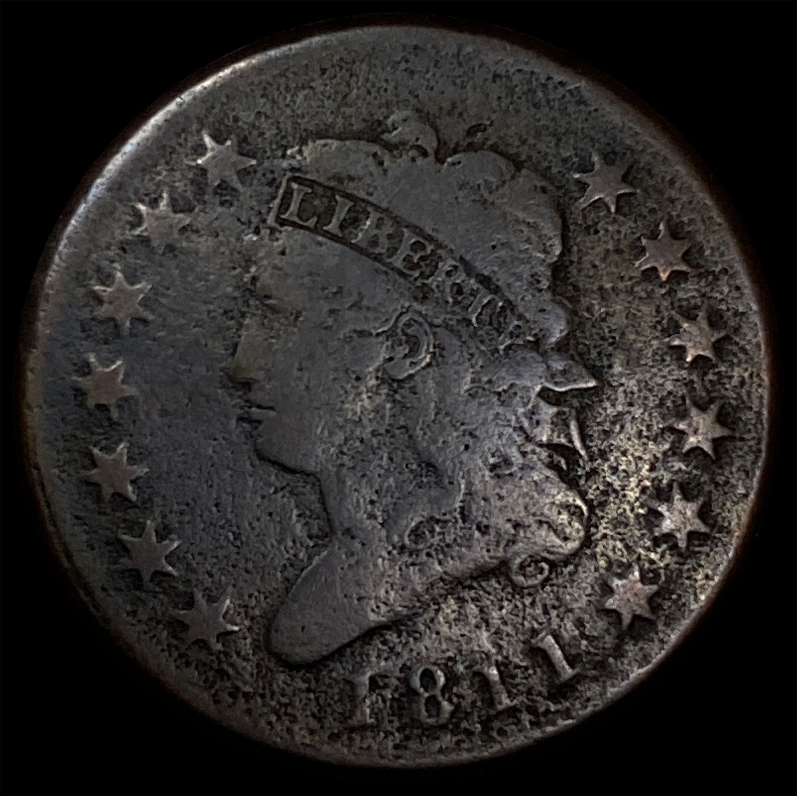 1811 Classic Head Large Cent LIGHTLY CIRCULATED (1 of 2)