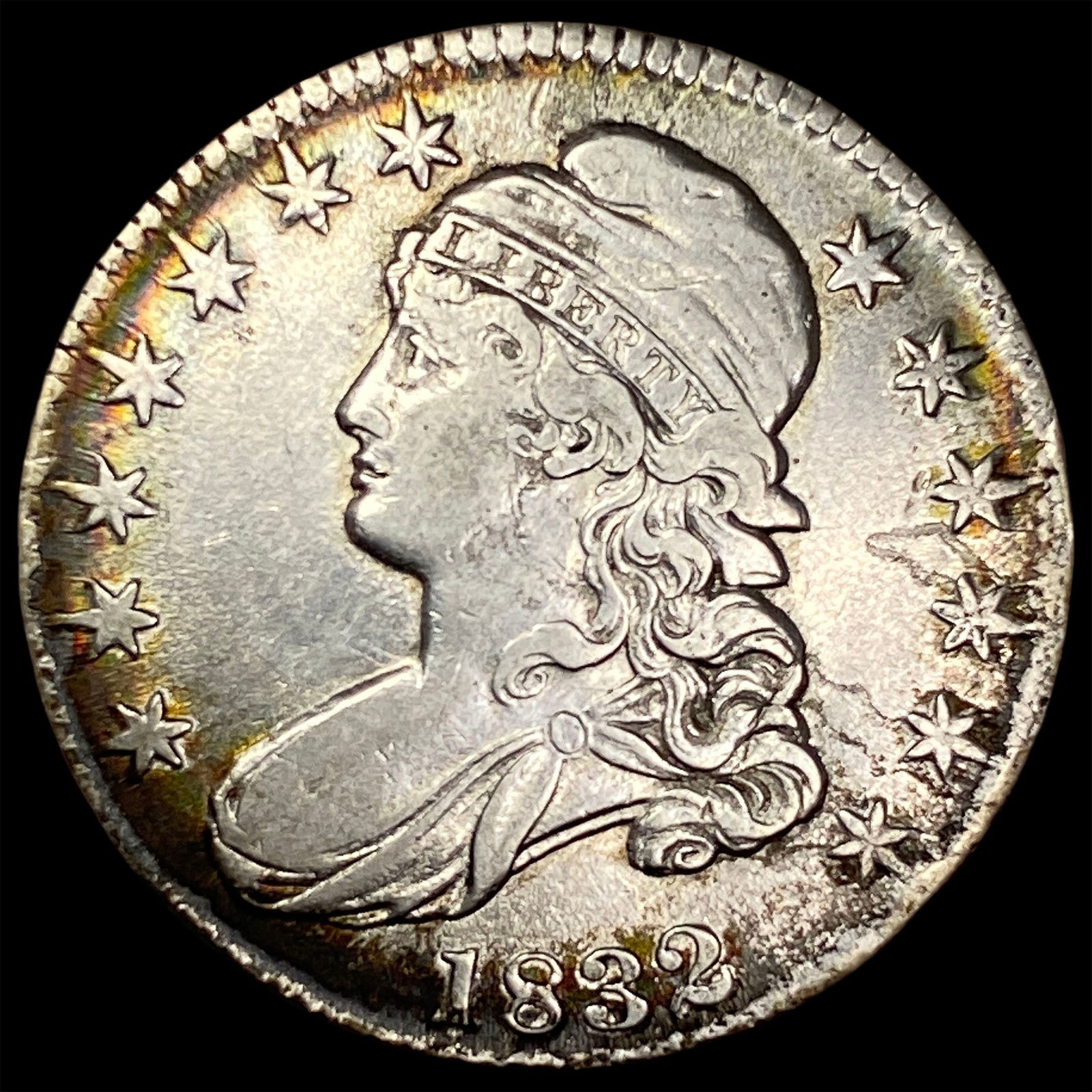 1832 Capped Bust Half Dollar NEARLY UNCIRCULATED: 1832 Capped Bust Half Dollar NEARLY UNCIRCULATED