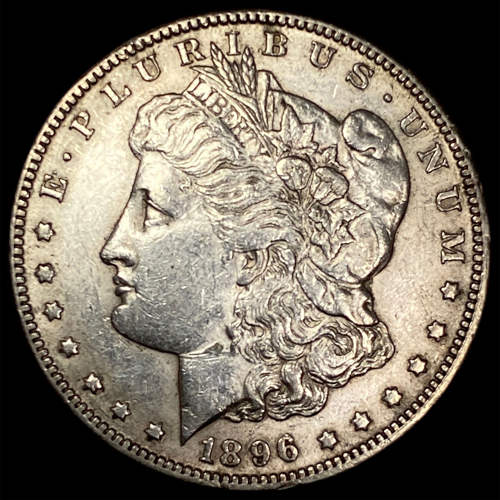 1896 Silver Morgan Dollar CHOICE AU: 1896 Silver Morgan Dollar CHOICE AU