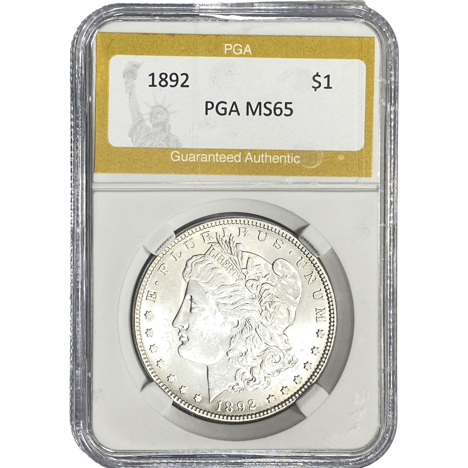 1892 Morgan Silver Dollar PGA MS65 (1 of 2)