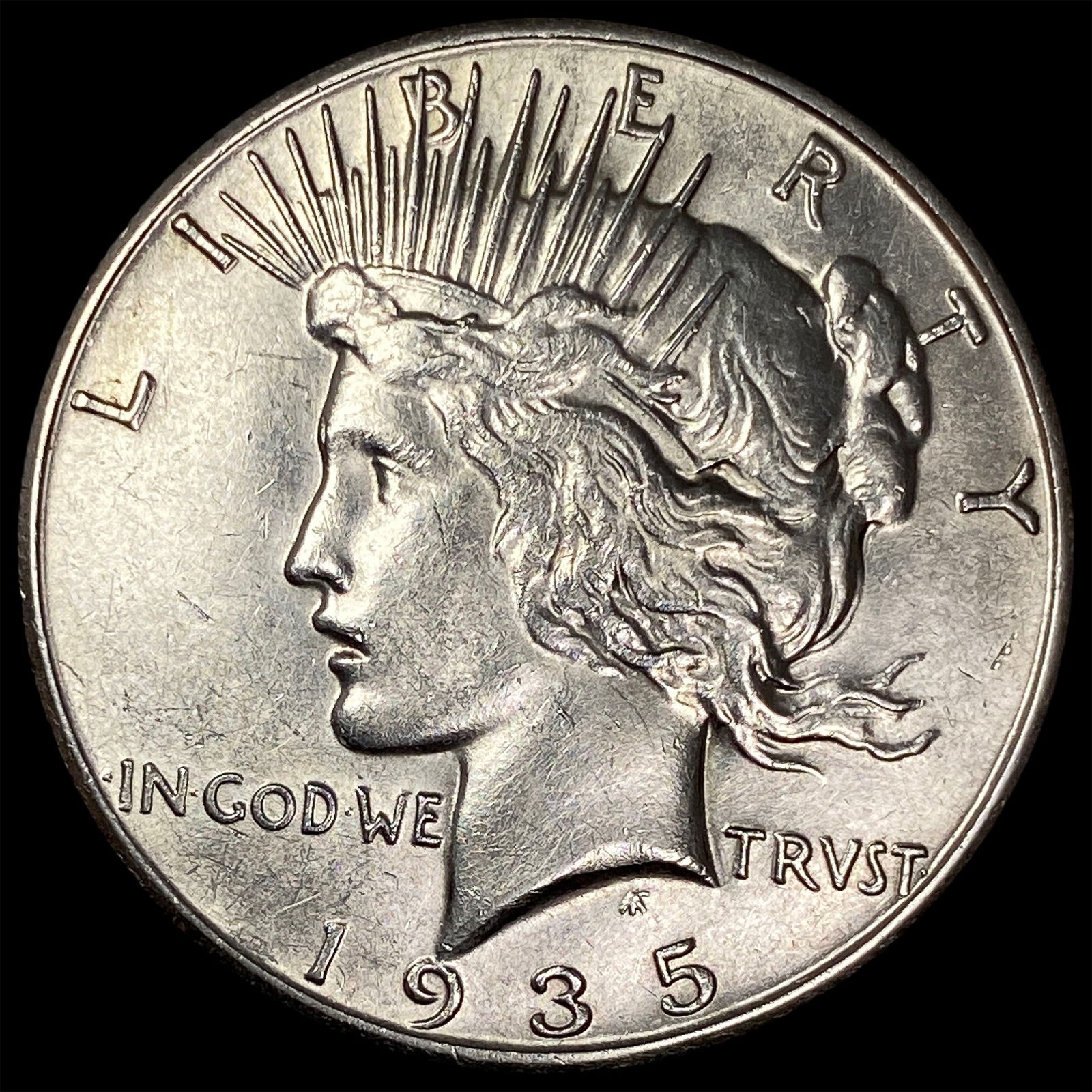 1935-S Silver Peace Dollar UNCIRCULATED: 1935-S Silver Peace Dollar UNCIRCULATED