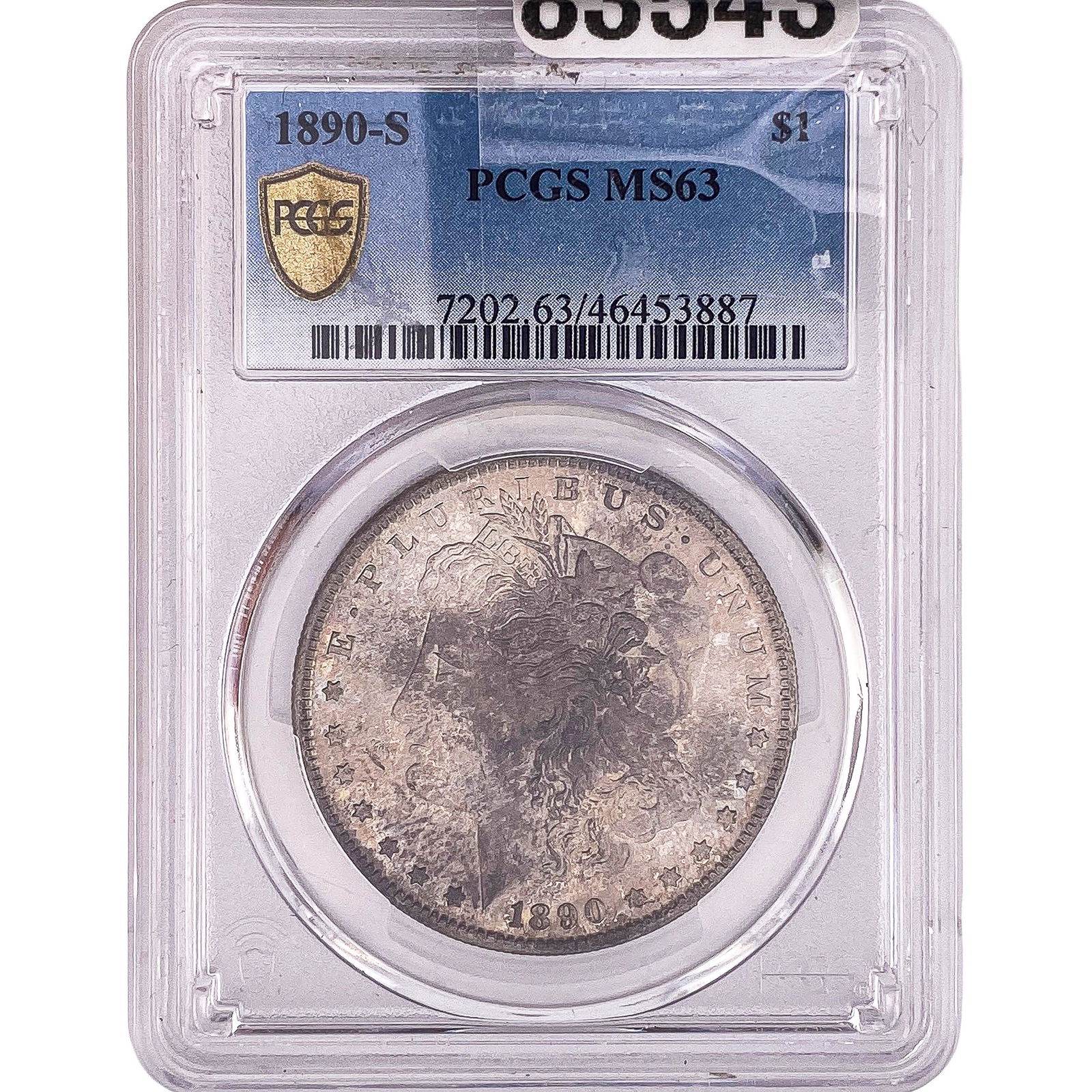 1890-S Morgan Silver Dollar PCGS MS63 (1 of 2)