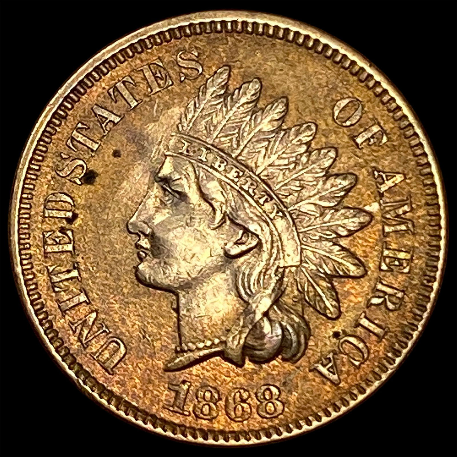 1868 Indian Head Cent UNCIRCULATED (1 of 2)