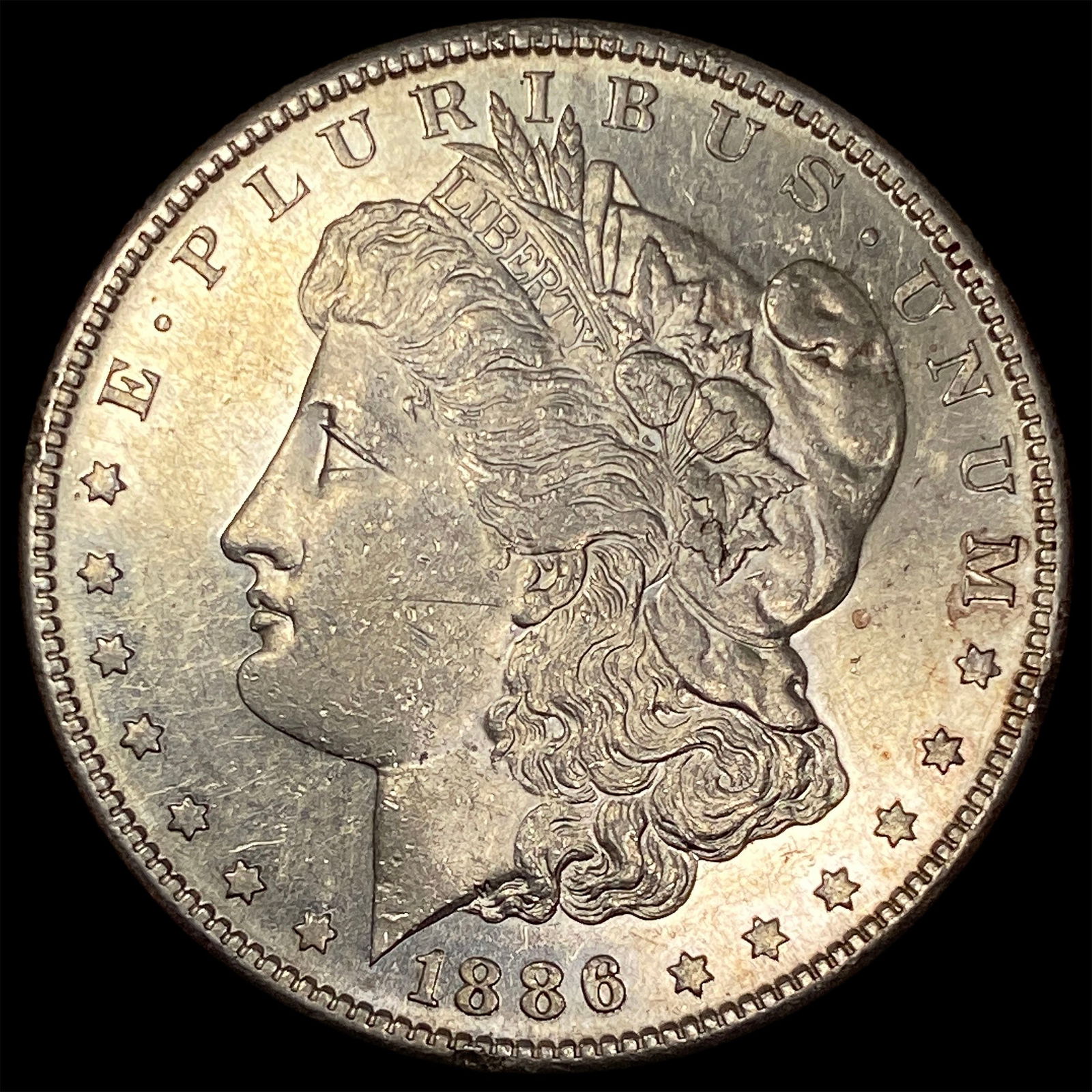 1886-S Silver Morgan Dollar CLOSELY UNCIRCULATED: 1886-S Silver Morgan Dollar CLOSELY UNCIRCULATED