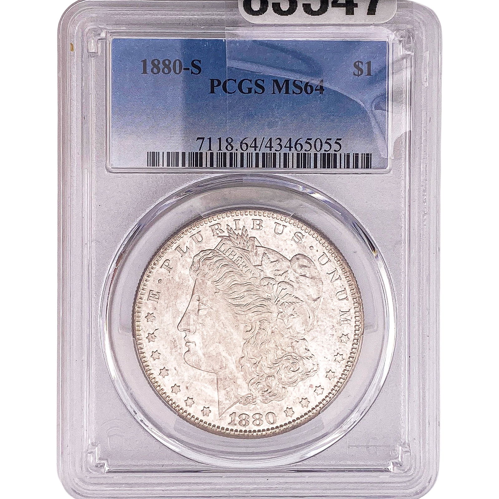 1880-S Morgan Silver Dollar PCGS MS64 (1 of 2)