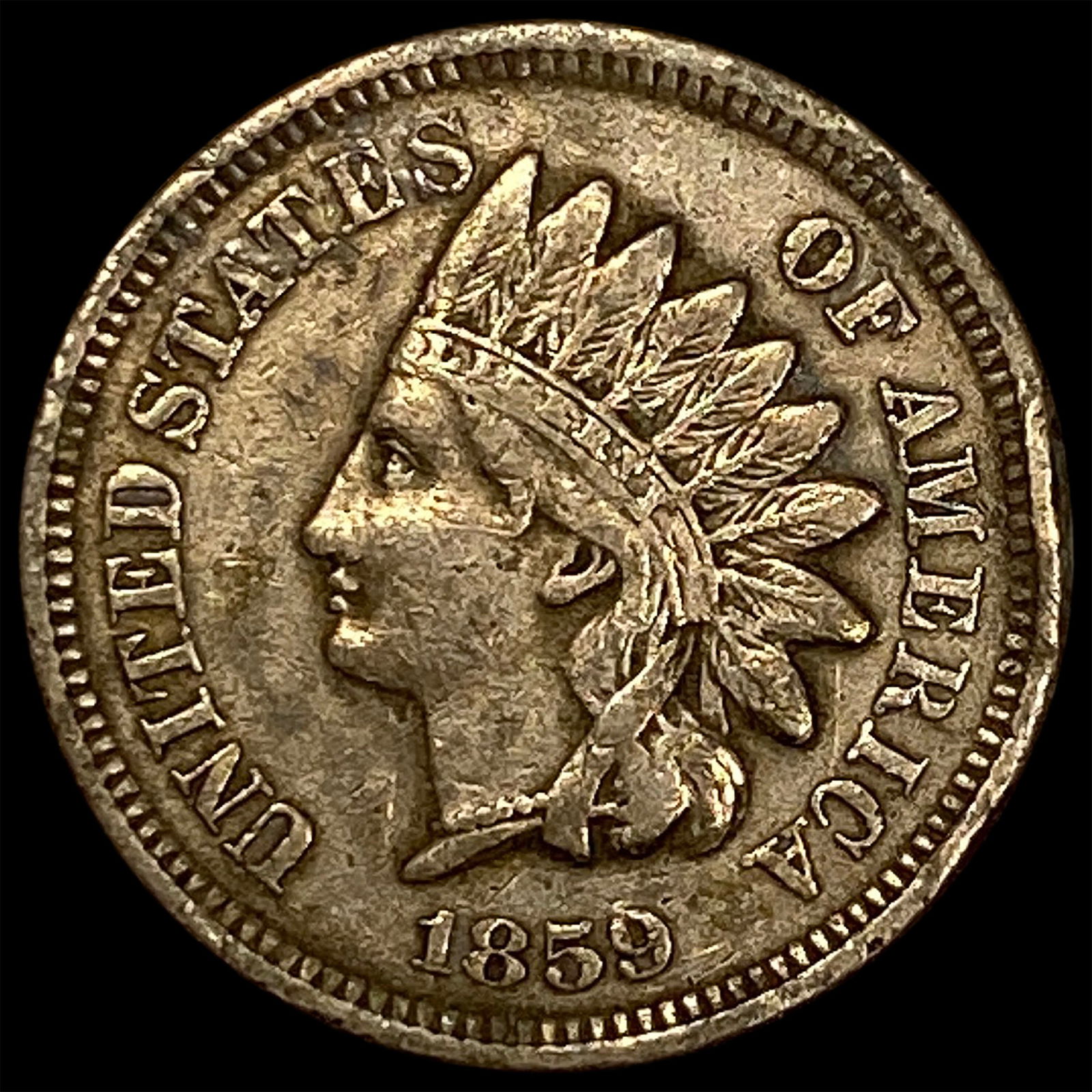 1859 Copper-Nickel Indian Head Cent HIGH GRADE: 1859 Copper-Nickel Indian Head Cent HIGH GRADE