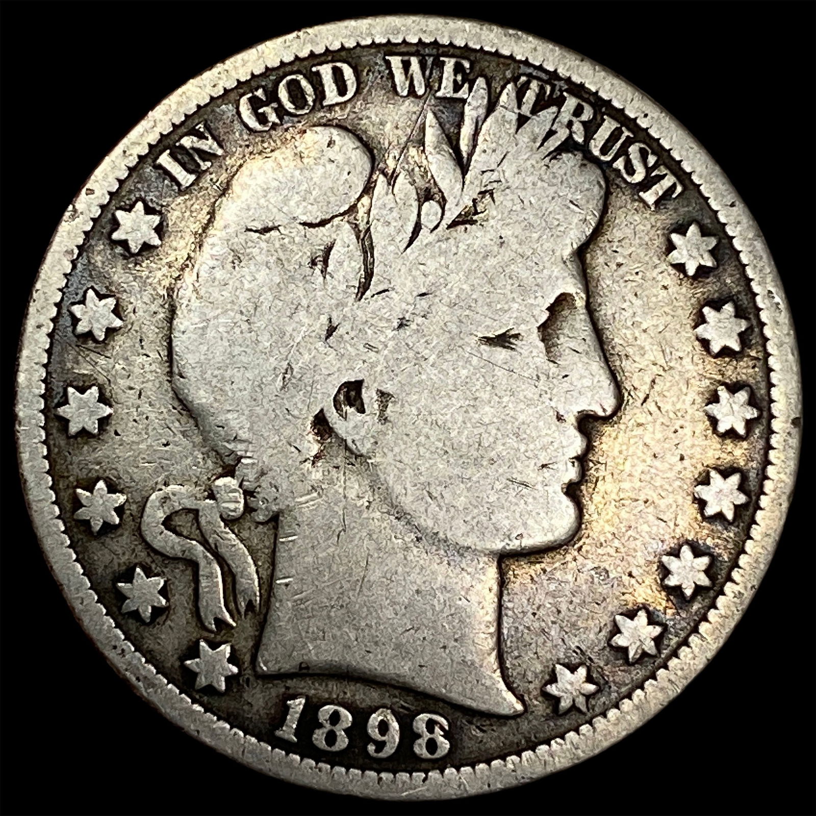 1898 Barber Half Dollar HIGH GRADE (1 of 2)