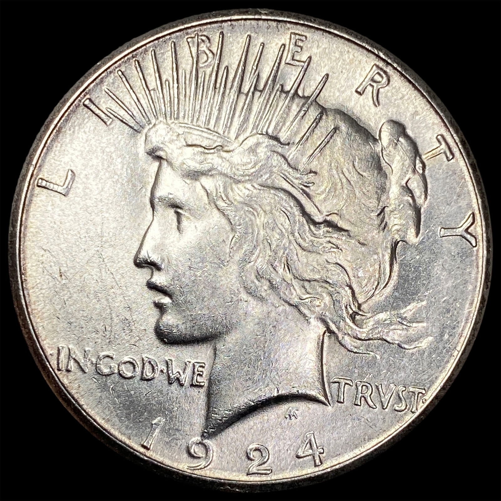 1924-S Silver Peace Dollar UNCIRCULATED (1 of 2)