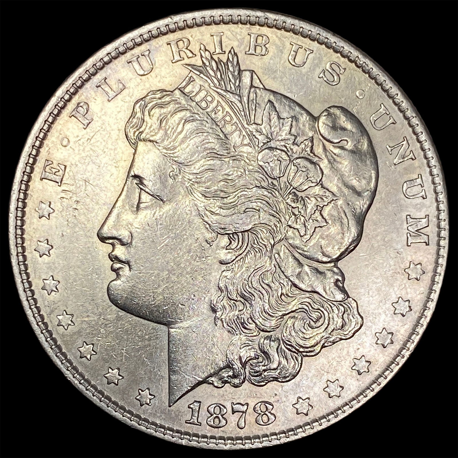 1878 Silver Morgan Dollar CLOSELY UNCIRCULATED: 1878 Silver Morgan Dollar CLOSELY UNCIRCULATED