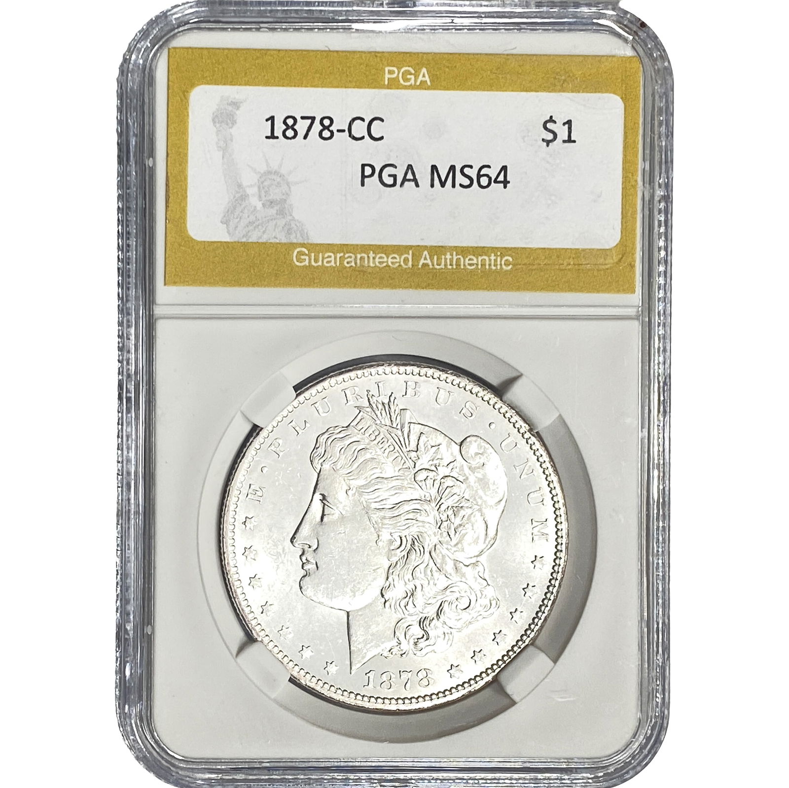 1878-CC Morgan Silver Dollar PGA MS64 (1 of 2)