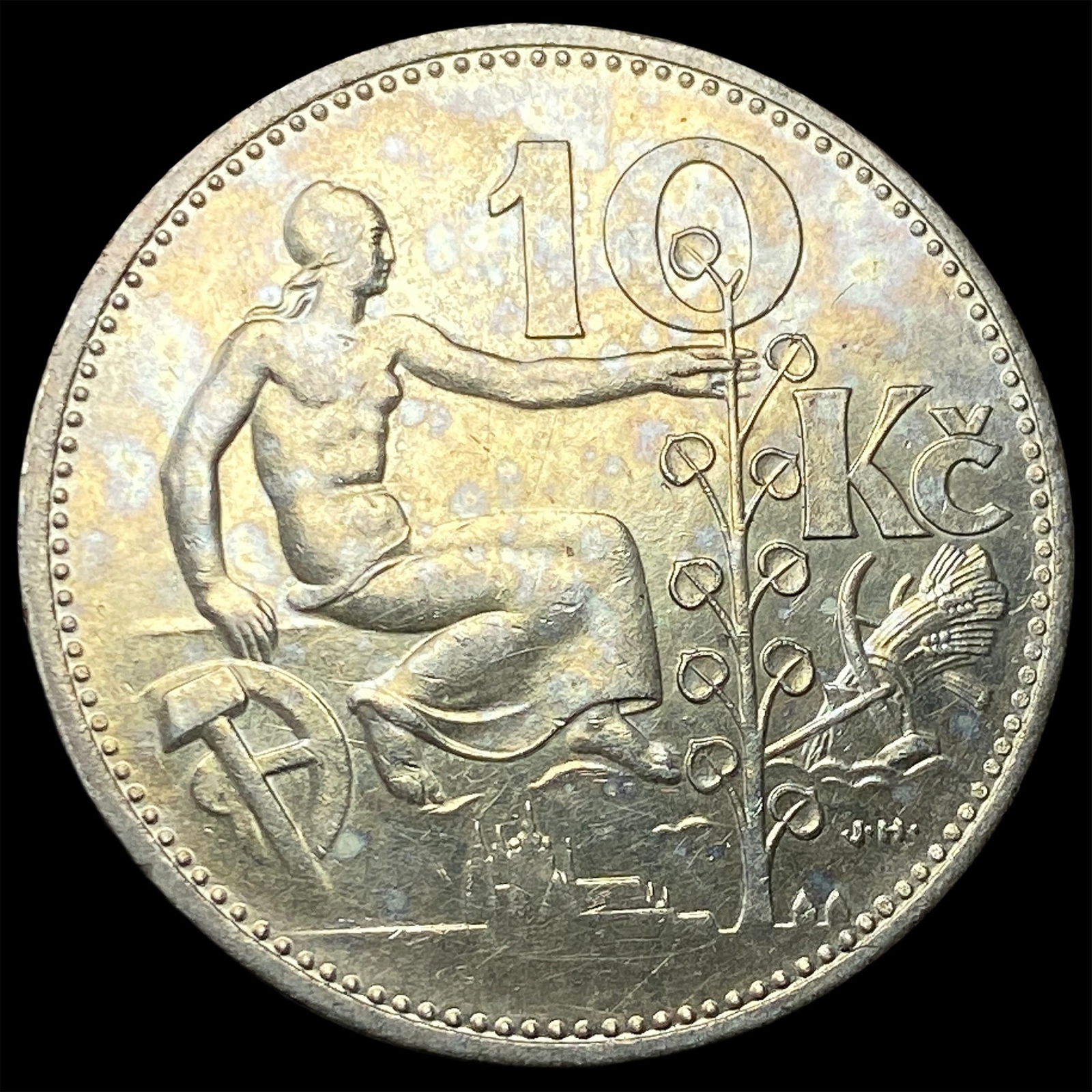 1931 Czechoslovakia Silver 10 Korun UNCIRCULATED (1 of 2)