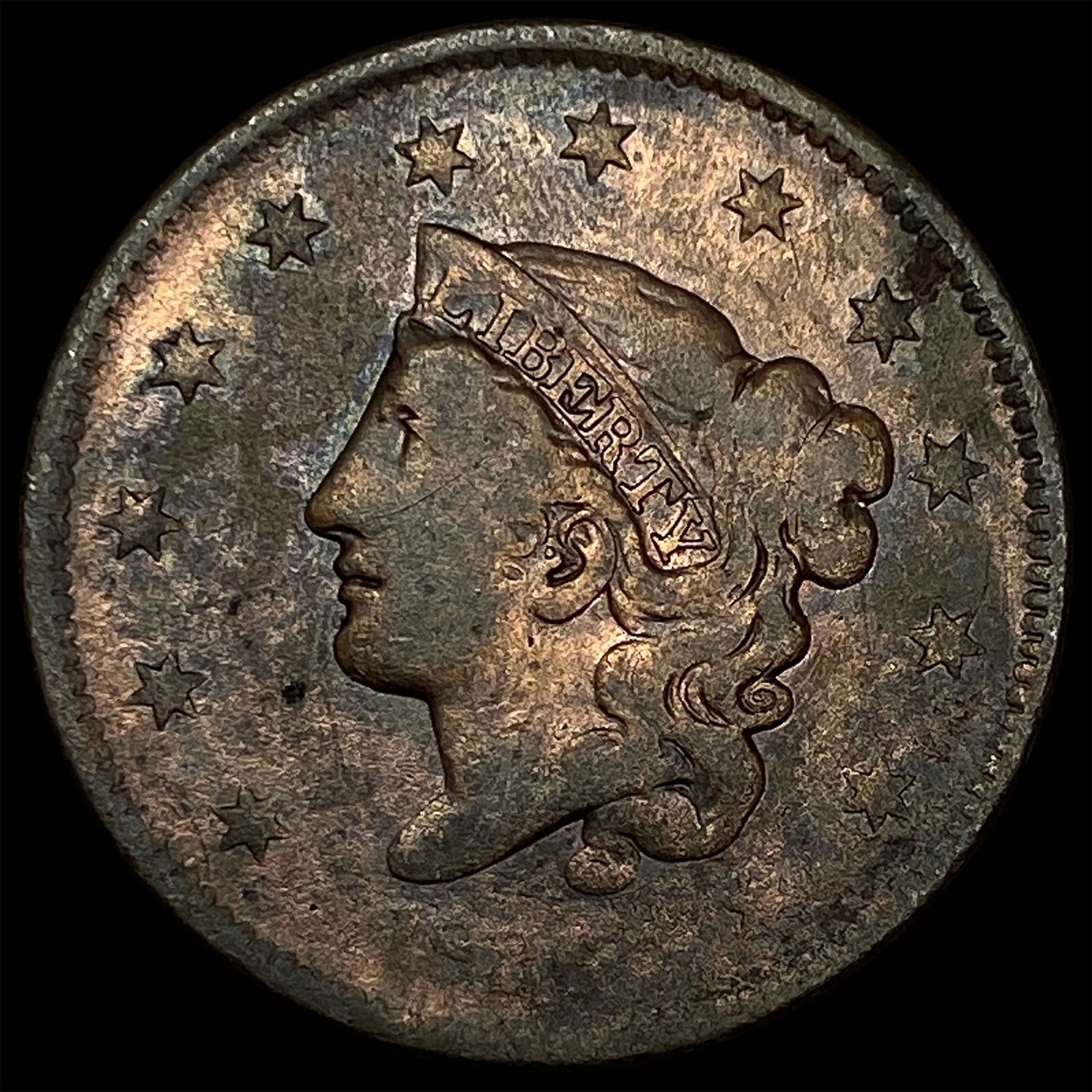 1847 Braided Hair Large Cent HIGH GRADE: 1847 Braided Hair Large Cent HIGH GRADE