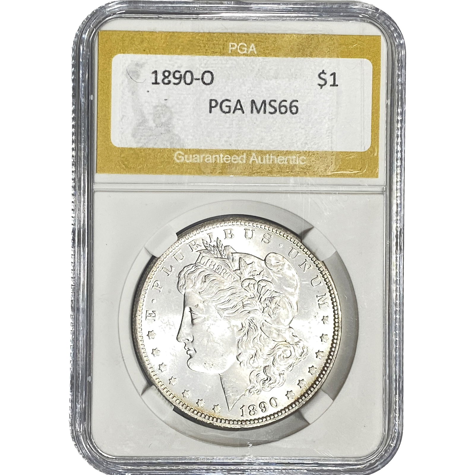1890-O Morgan Silver Dollar PGA MS66 (1 of 2)
