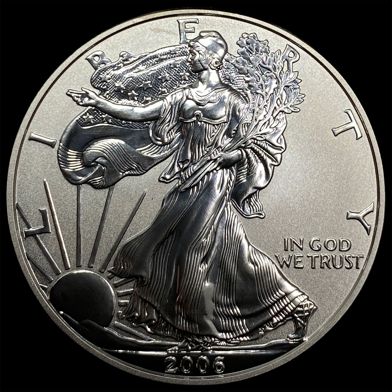 2006-P Silver American Eagle $1 GEM PROOF (1 of 2)