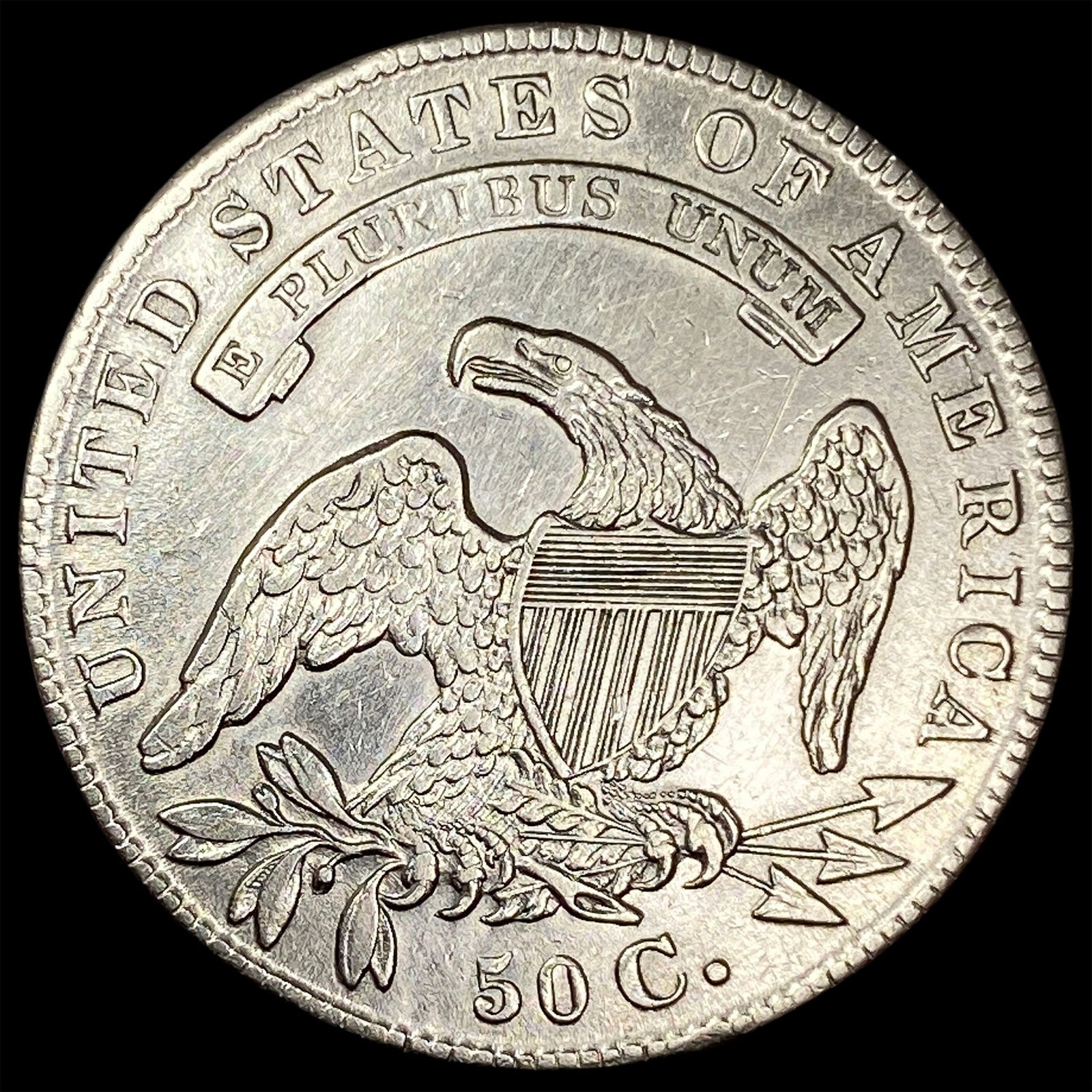 1835 Capped Bust Half Dollar CLOSELY UNCIRCULATED - 2