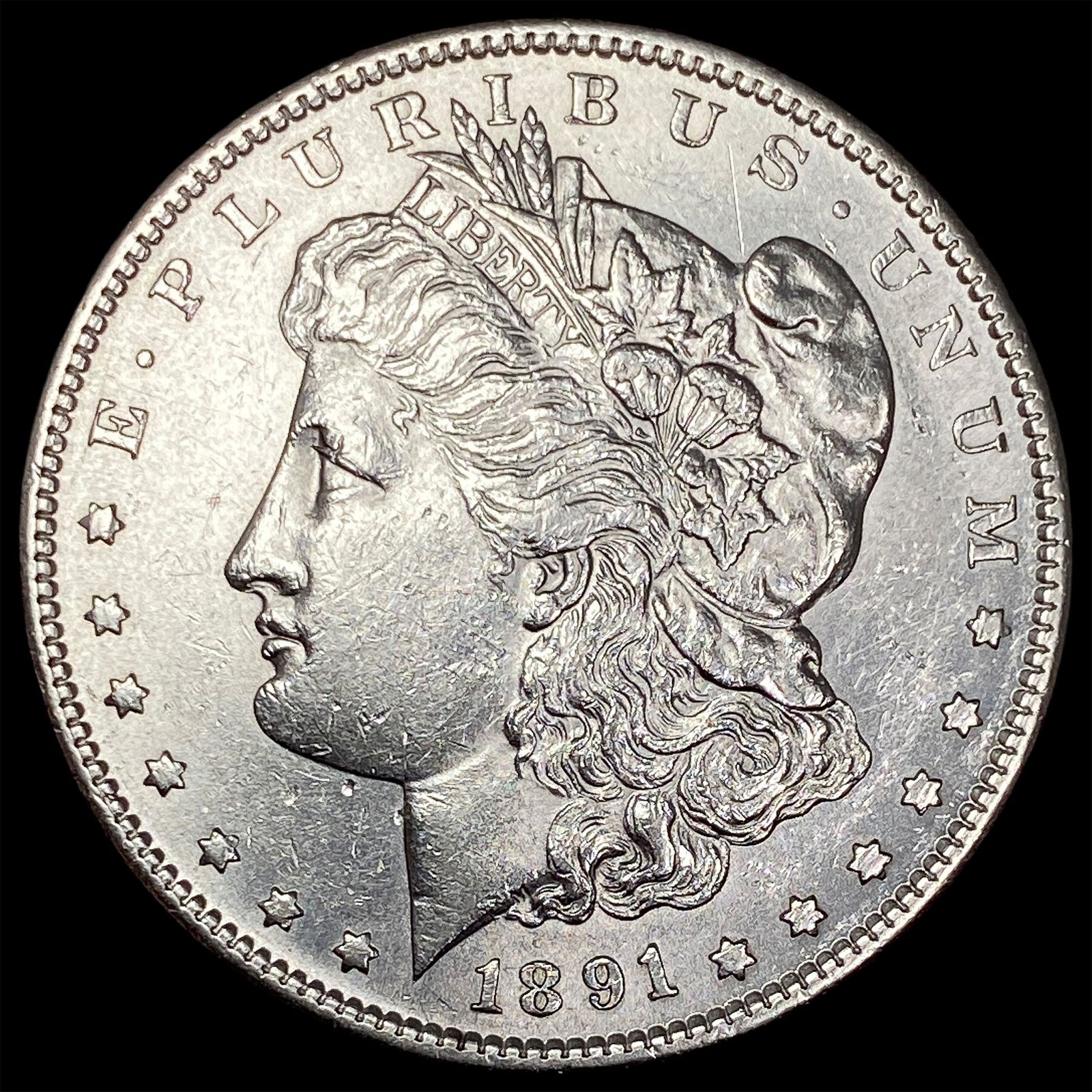 1891-S Silver Morgan Dollar UNCIRCULATED: 1891-S Silver Morgan Dollar UNCIRCULATED