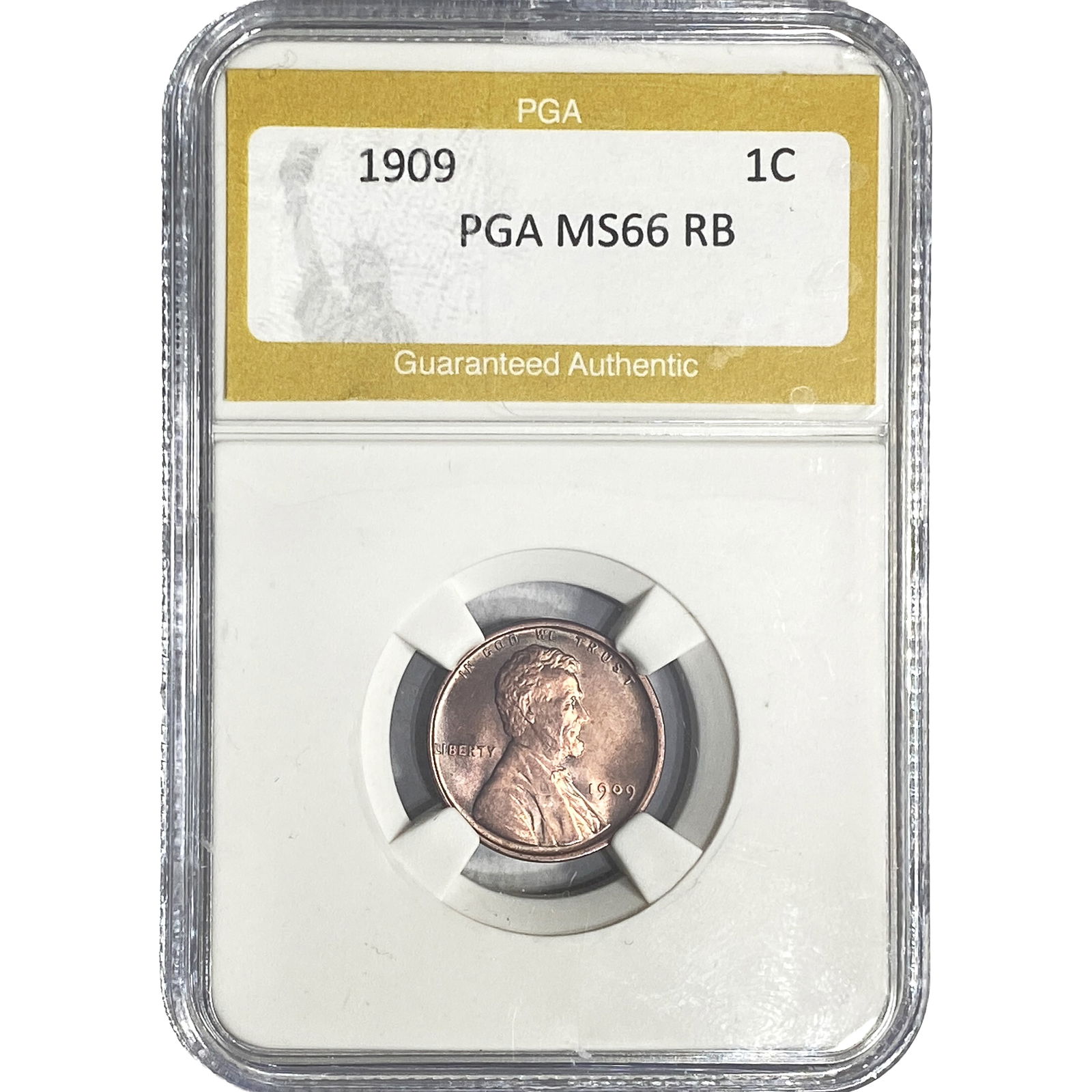 1909 Wheat Cent PGA MS66 RB (1 of 2)