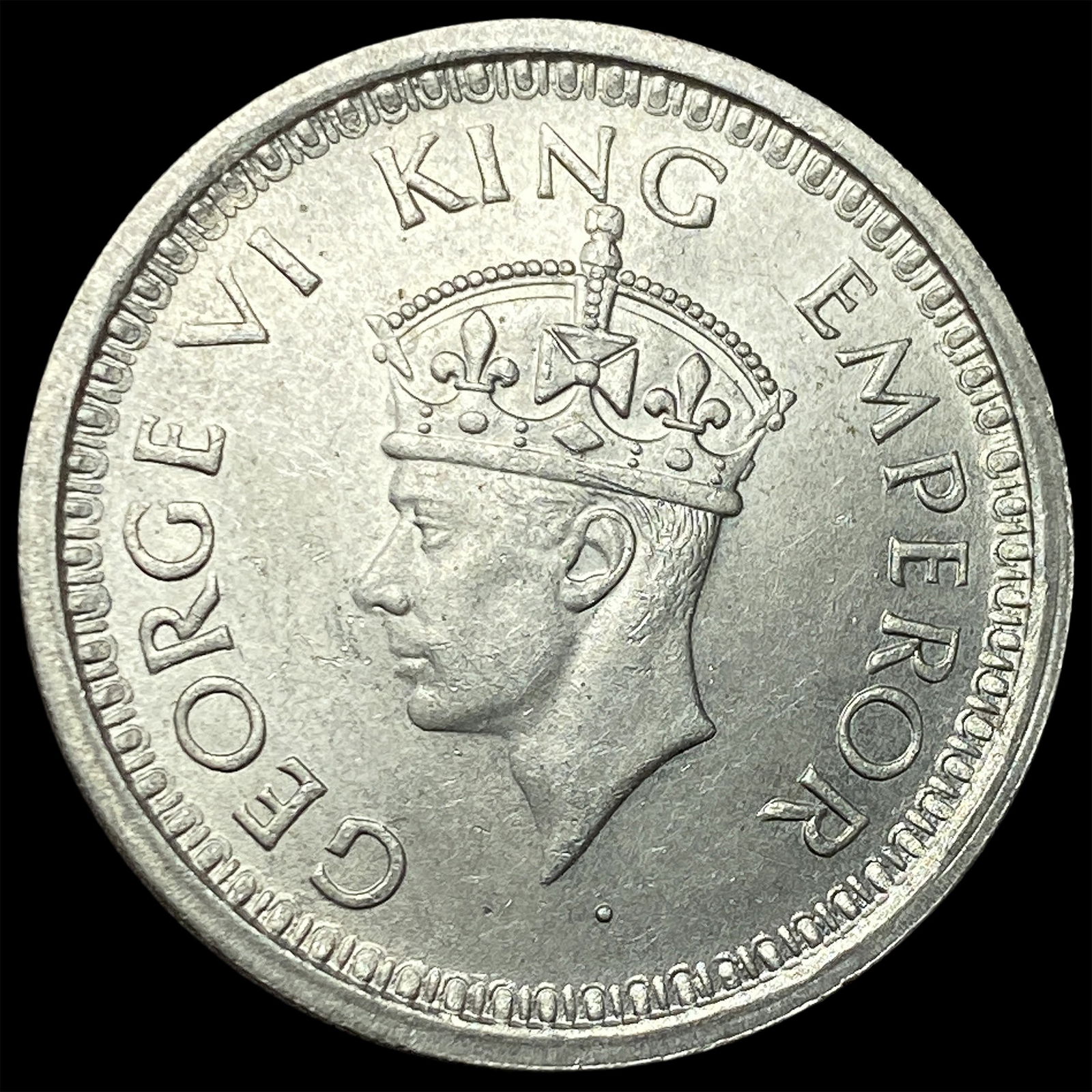 1944 India-British Silver Rupee UNCIRCULATED: 1944 India-British Silver Rupee UNCIRCULATED