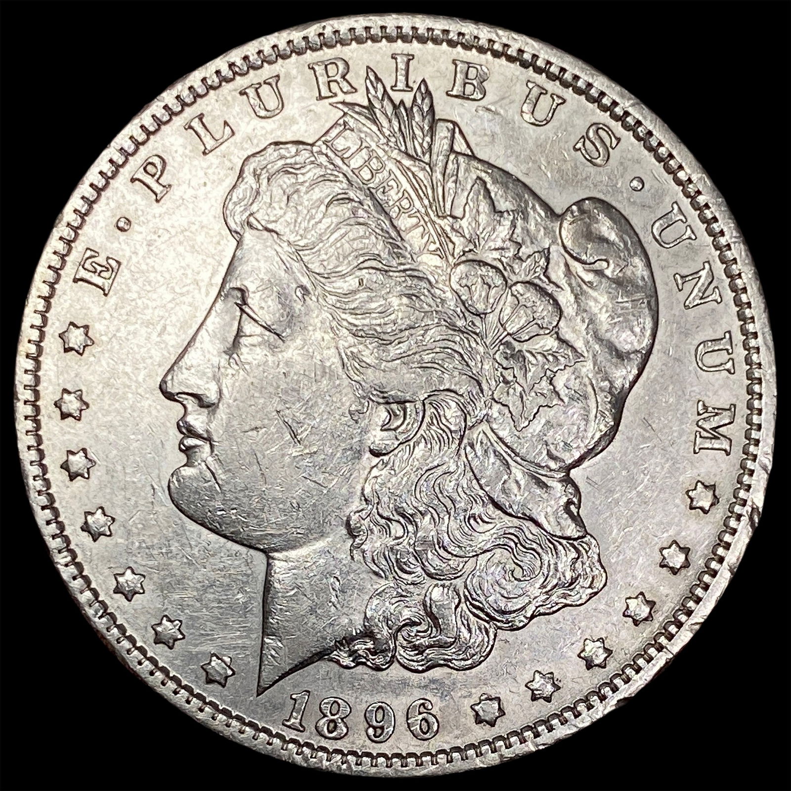 1896 Morgan Silver Dollar CLOSELY UNCIRCULATED: 1896 Morgan Silver Dollar CLOSELY UNCIRCULATED
