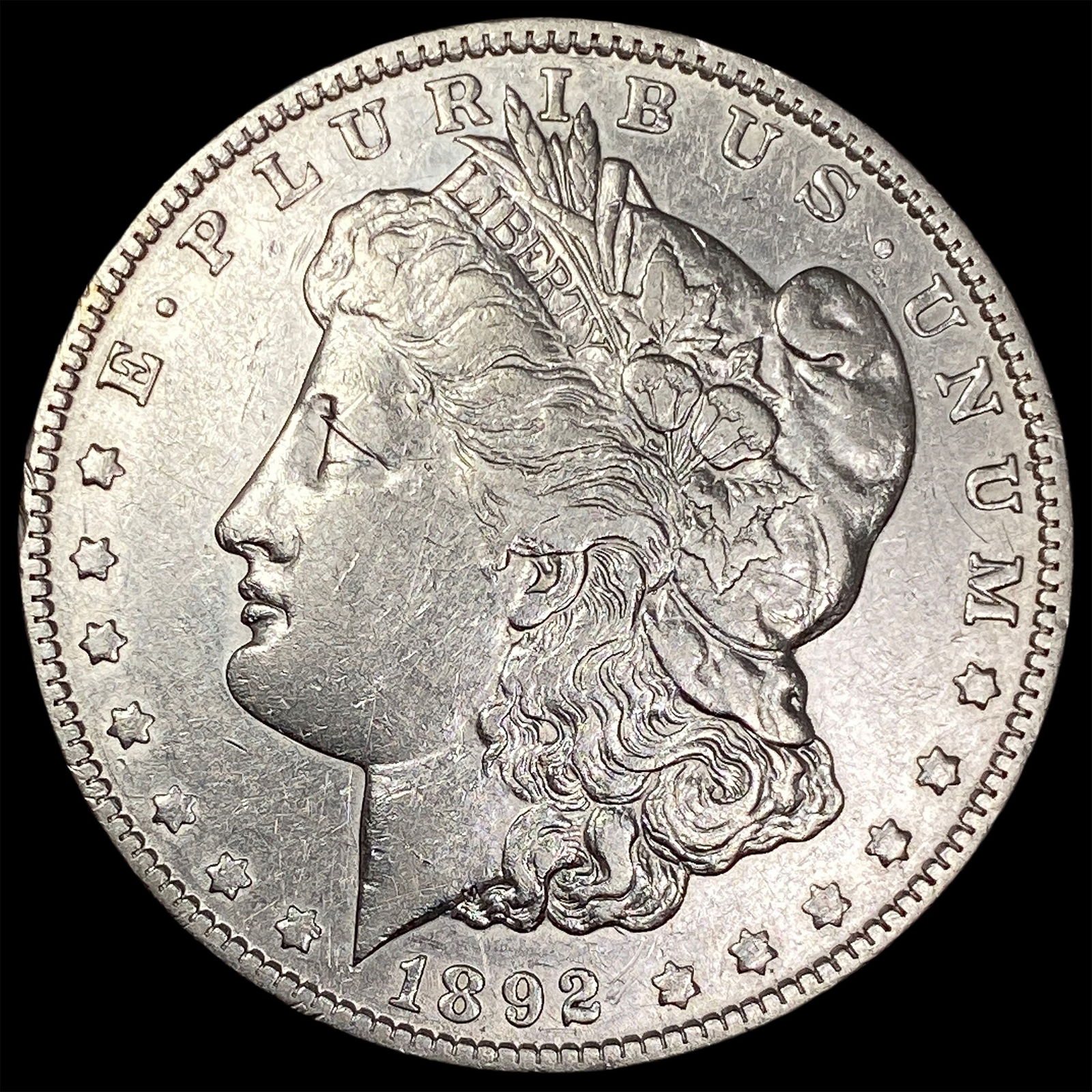 1892-O Silver Morgan Dollar NEARLY UNCIRCULATED: 1892-O Silver Morgan Dollar NEARLY UNCIRCULATED