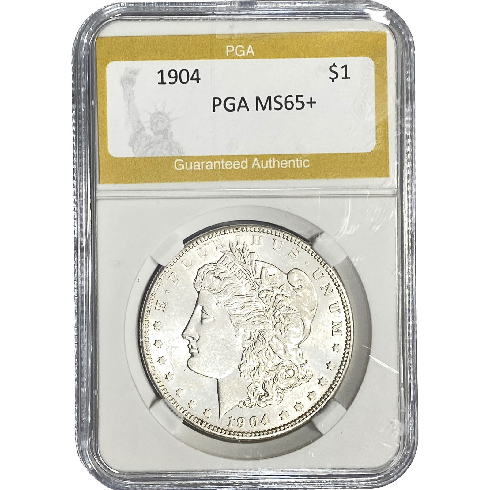 1904 Morgan Silver Dollar PGA MS65+ (1 of 2)