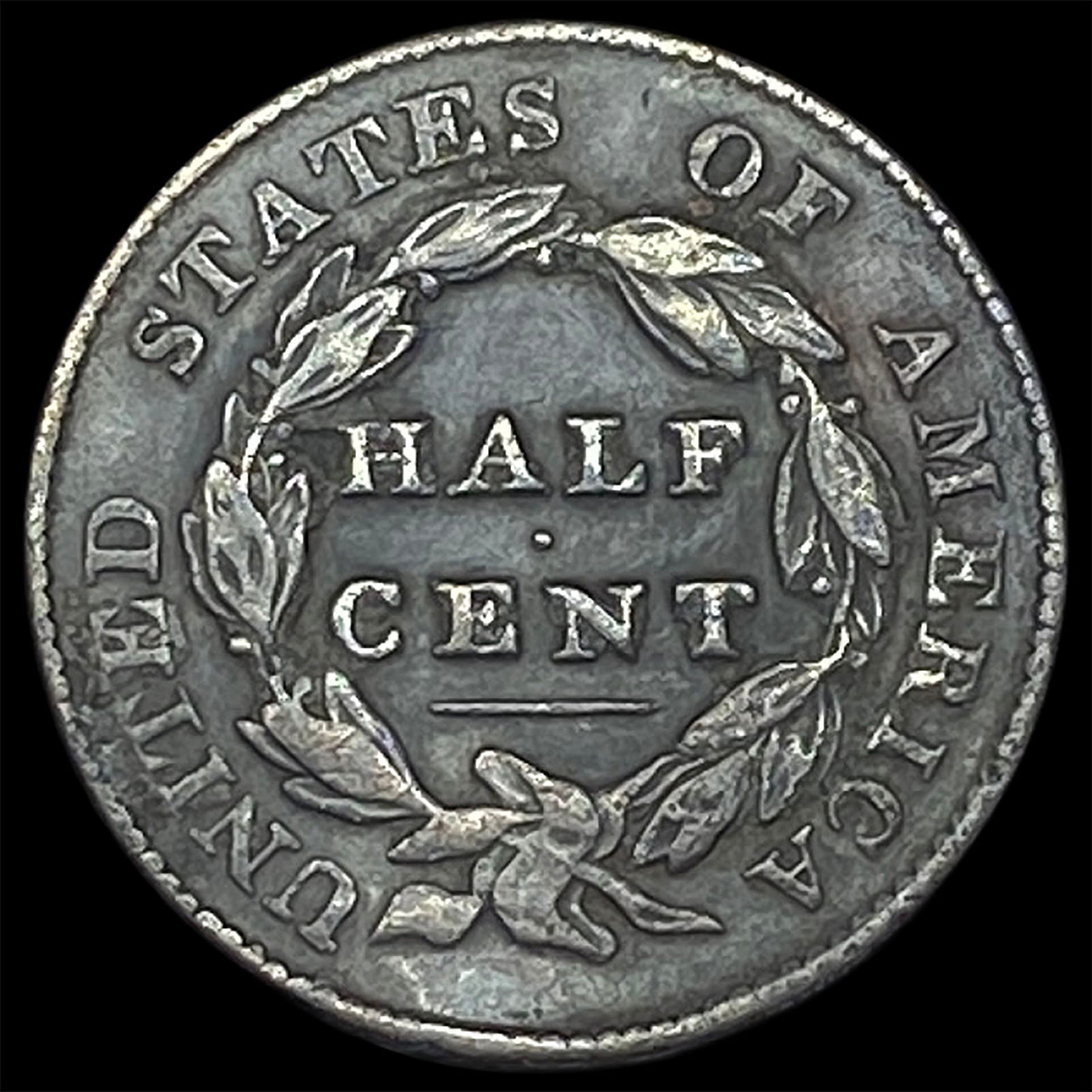 1828 Copper Half Cent HIGH GRADE - 2