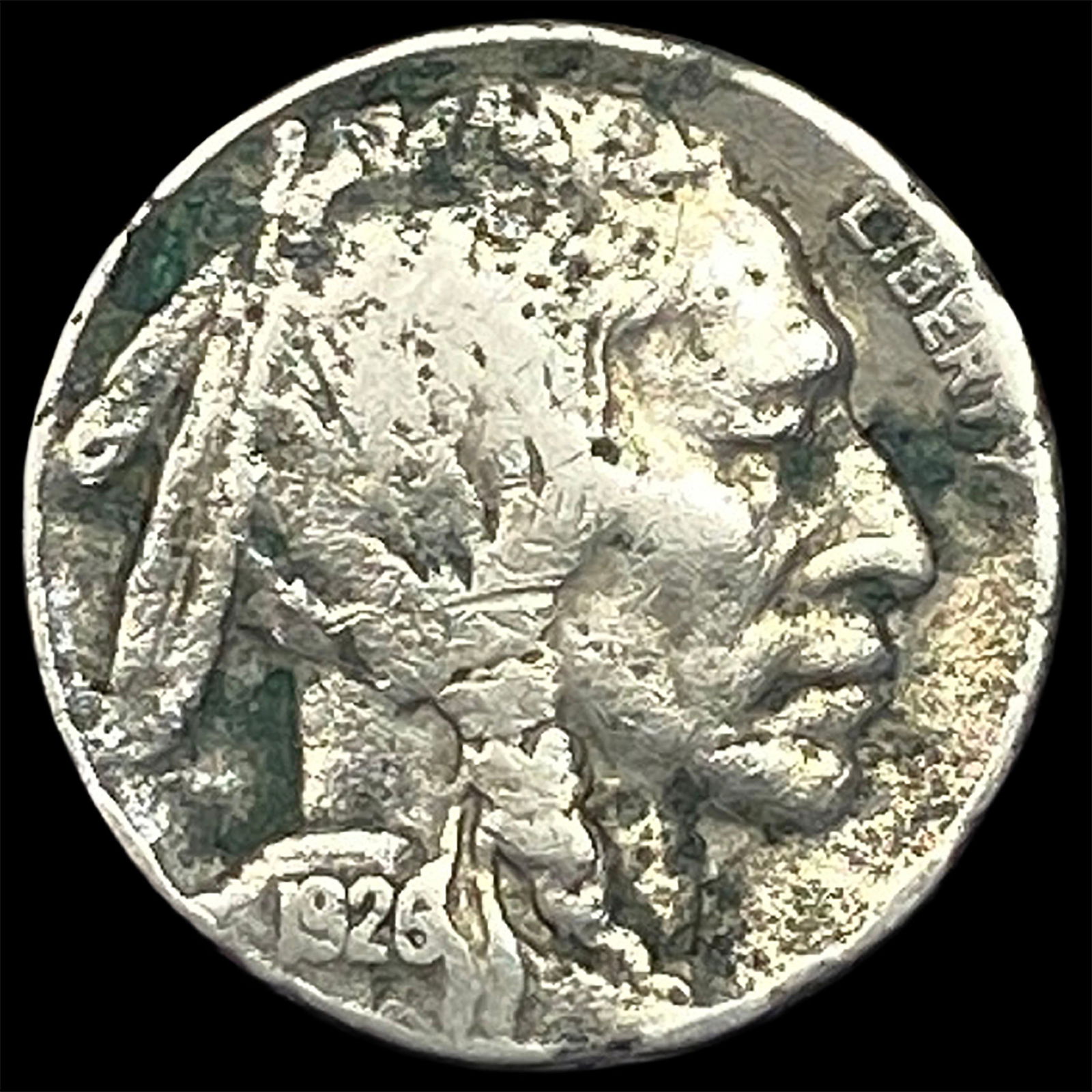 1926-S Nickel Five Cents Buffalo Nickel LIGHTLY CIRCULATED: 1926-S Nickel Five Cents Buffalo Nickel LIGHTLY CIRCULATED