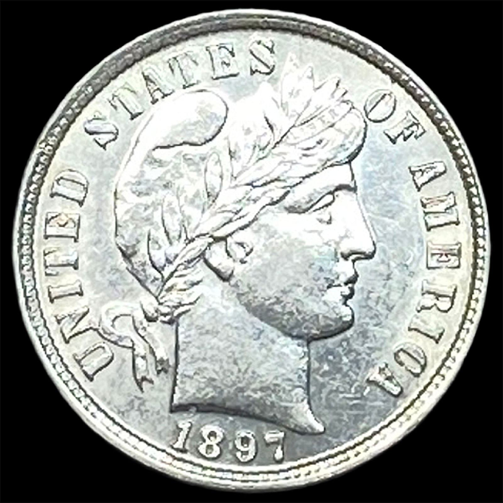 1897 Barber Dime UNCIRCULATED (1 of 2)