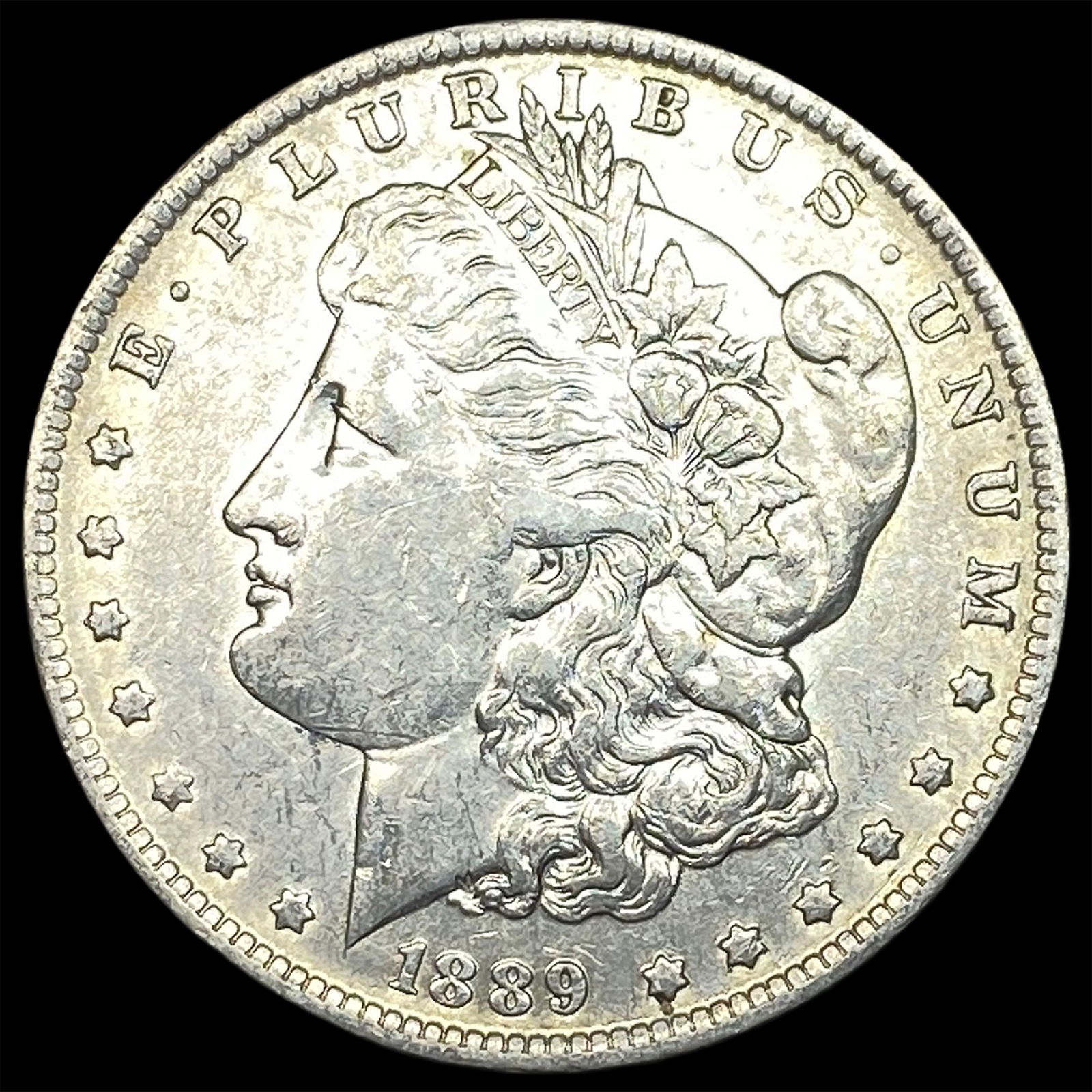 1889 Silver Morgan Dollar CLOSELY UNCIRCULATED: 1889 Silver Morgan Dollar CLOSELY UNCIRCULATED