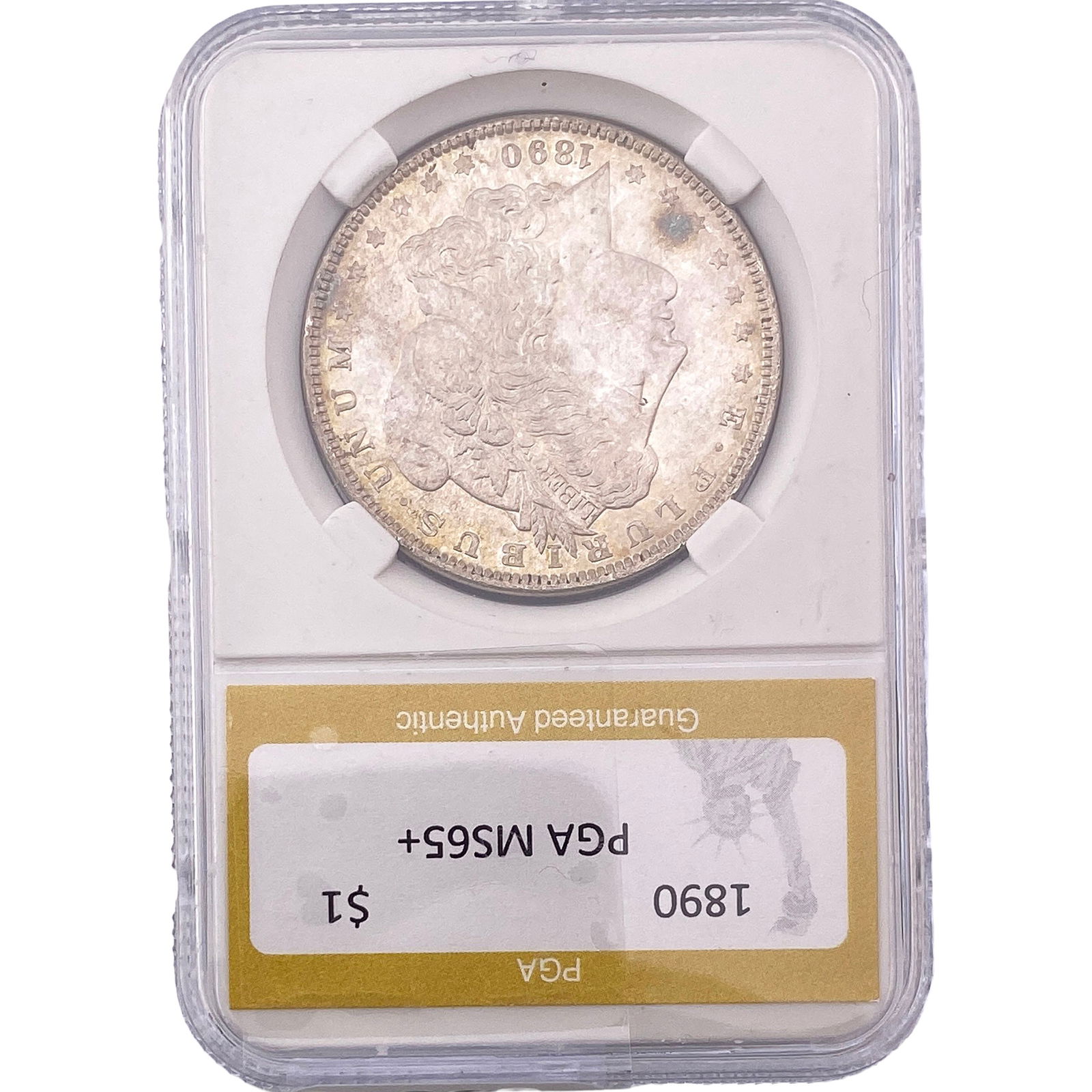 1890 Morgan Silver Dollar PGA MS65+ (1 of 2)