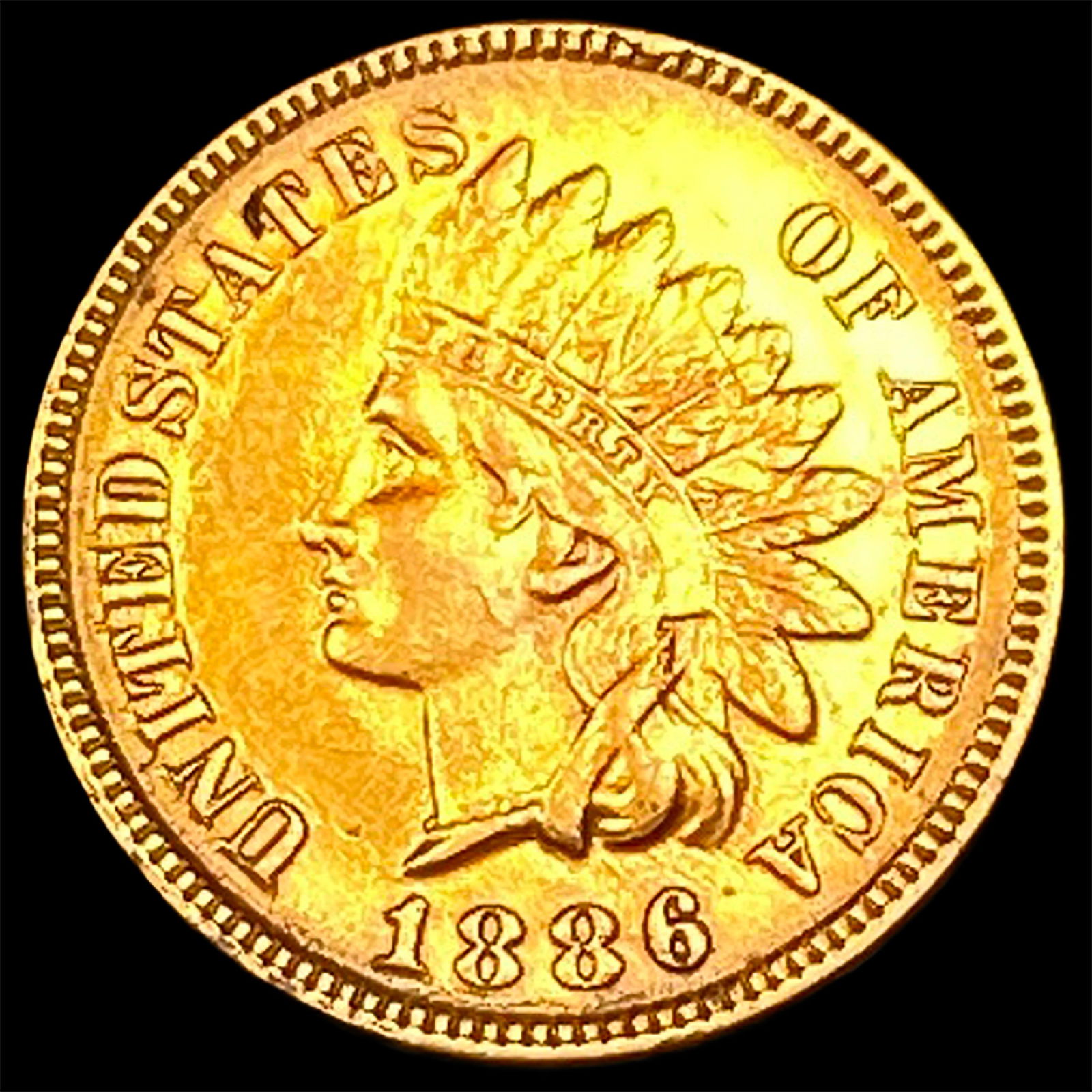 1886 Indian Head Cent HIGH GRADE: 1886 Indian Head Cent HIGH GRADE