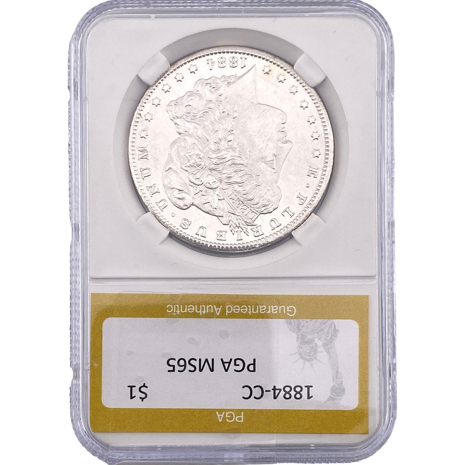 1884-CC Morgan Silver Dollar PGA MS65 (1 of 2)