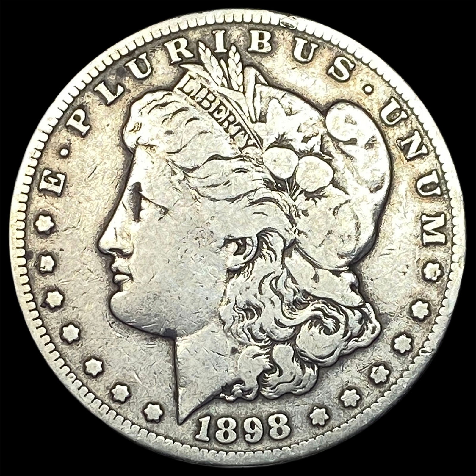 1898-S Silver Morgan Dollar LIGHTLY CIRCULATED (1 of 2)